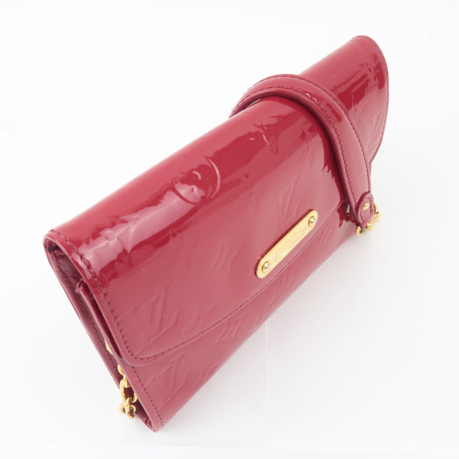 Louis Vuitton Monogram Vernis Belle Aile Shoulder Bag Pomme D'Amour M93614