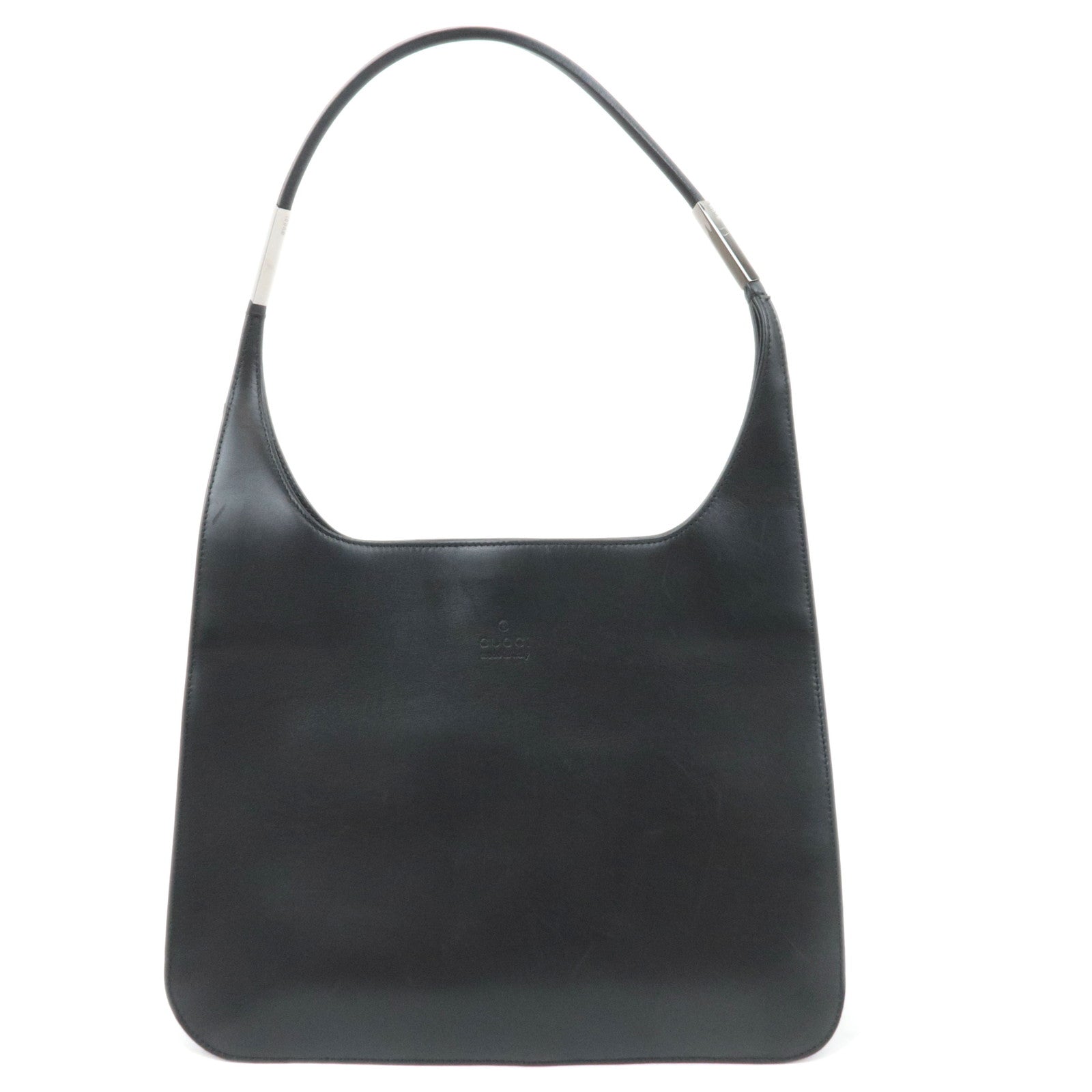 GUCCI Leather Shoulder Bag Black 001.316789507