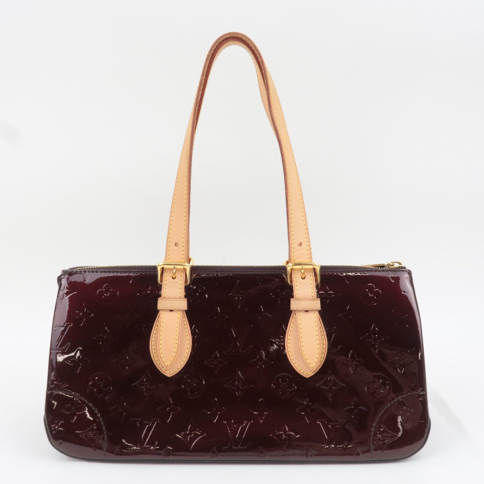 Louis Vuitton Monogram Vernis Rosewood Avenue Shoulder Bag Amarante M93510