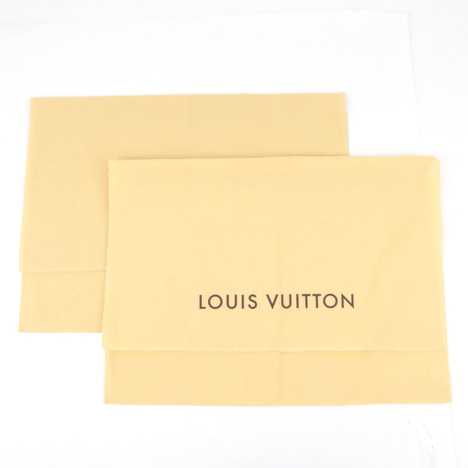 Louis Vuitton Set of 10 Cotton Dust Bag Beige