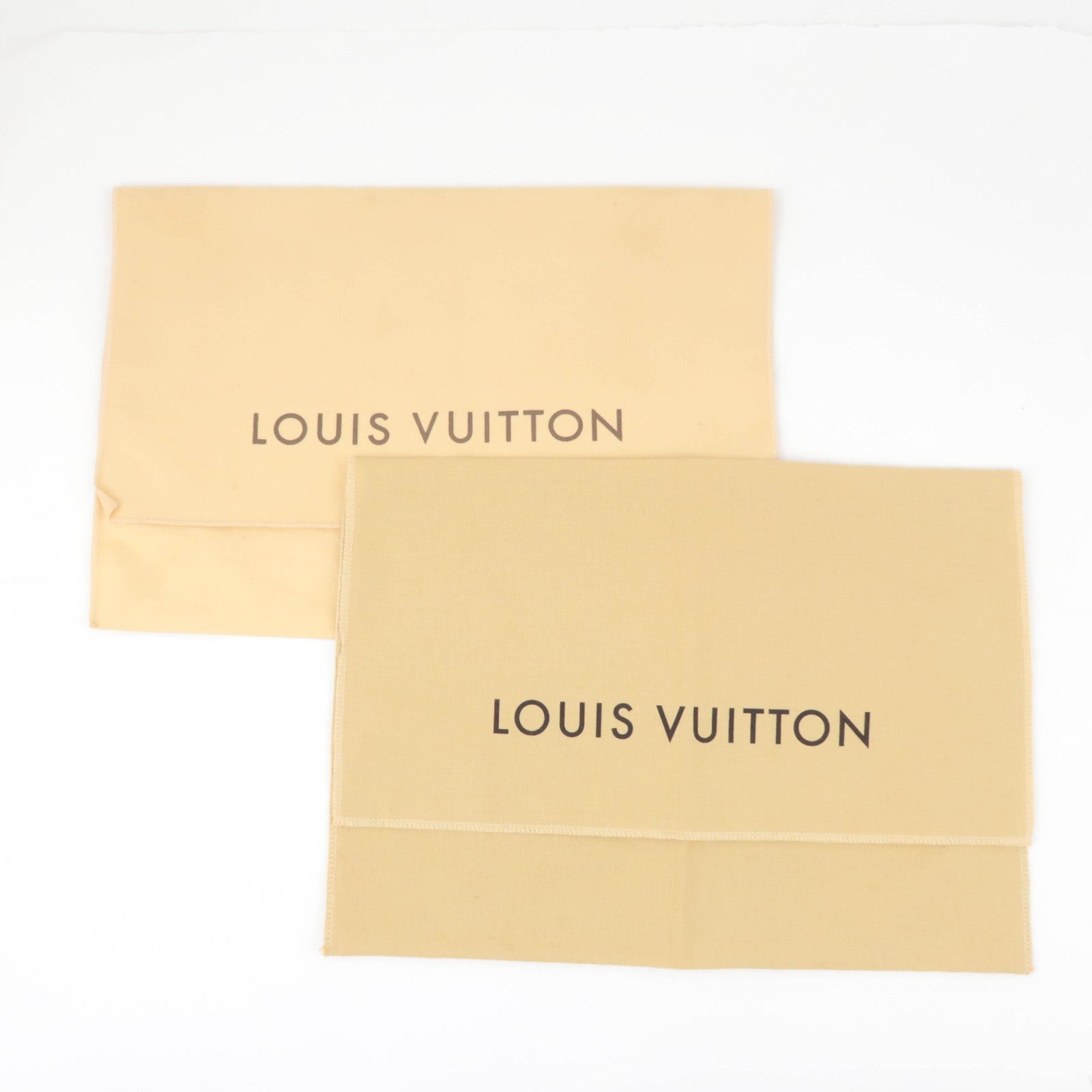 Louis Vuitton Set of 10 Cotton Dust Bag Beige