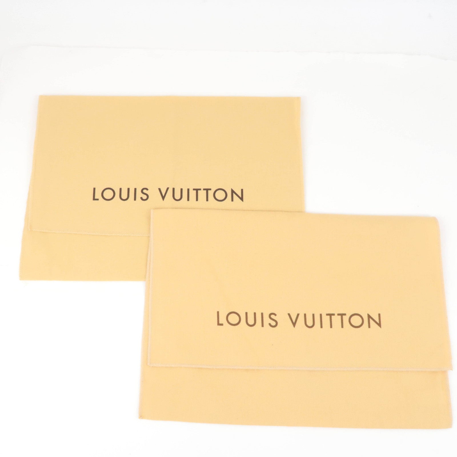 Louis Vuitton Set of 10 Cotton Dust Bag Beige
