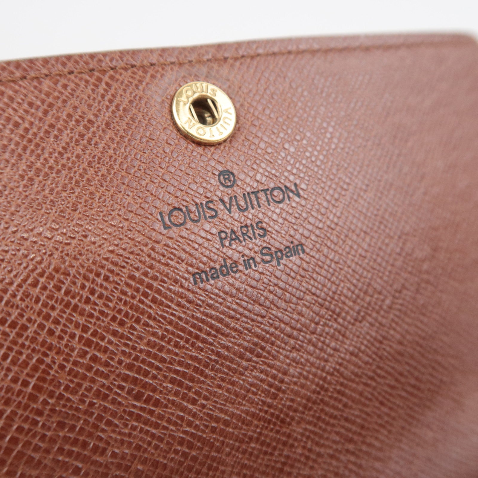 Louis Vuitton Monogram Porte Monnaie Zip Wallet M61735