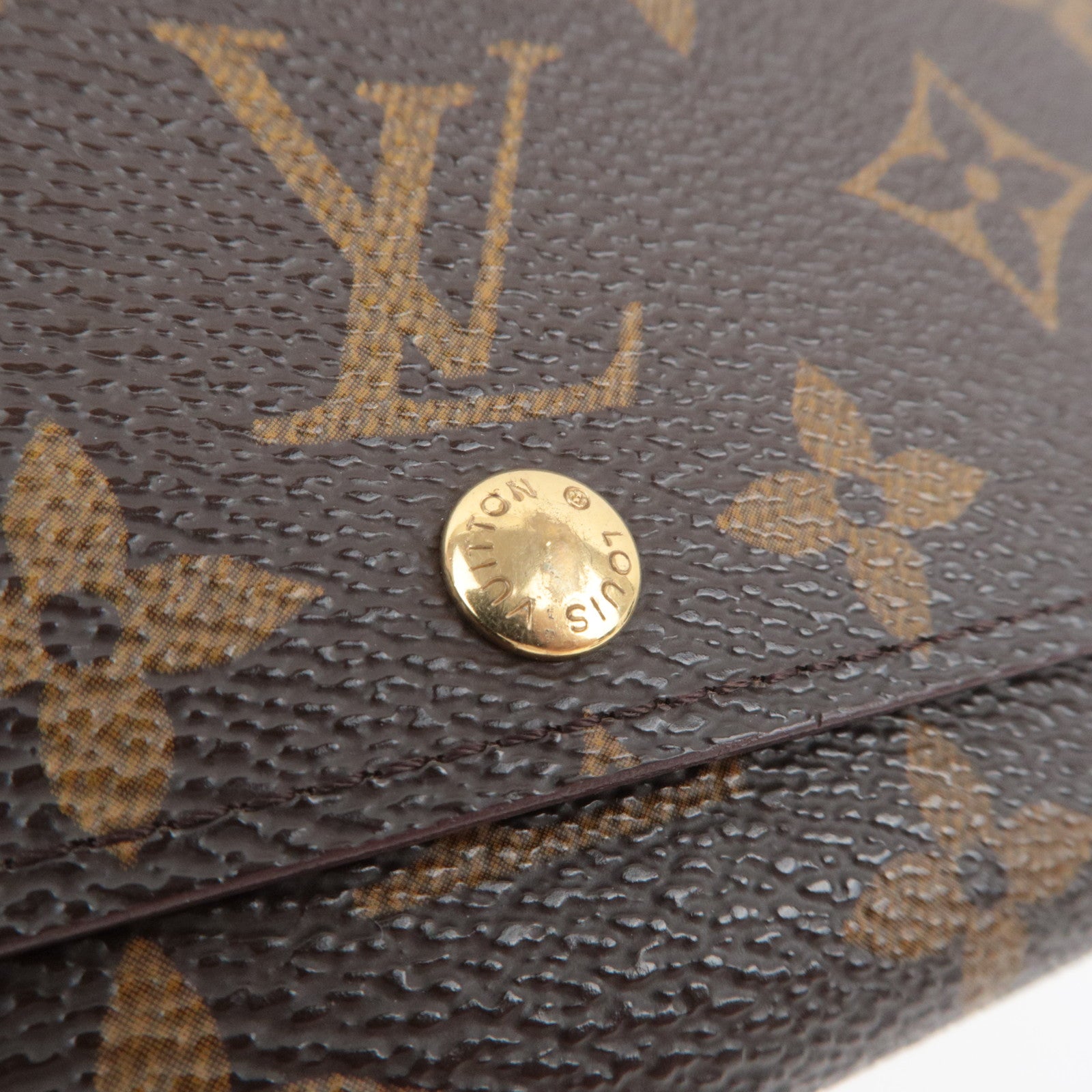 Louis Vuitton Monogram Porte Monnaie Zip Wallet M61735
