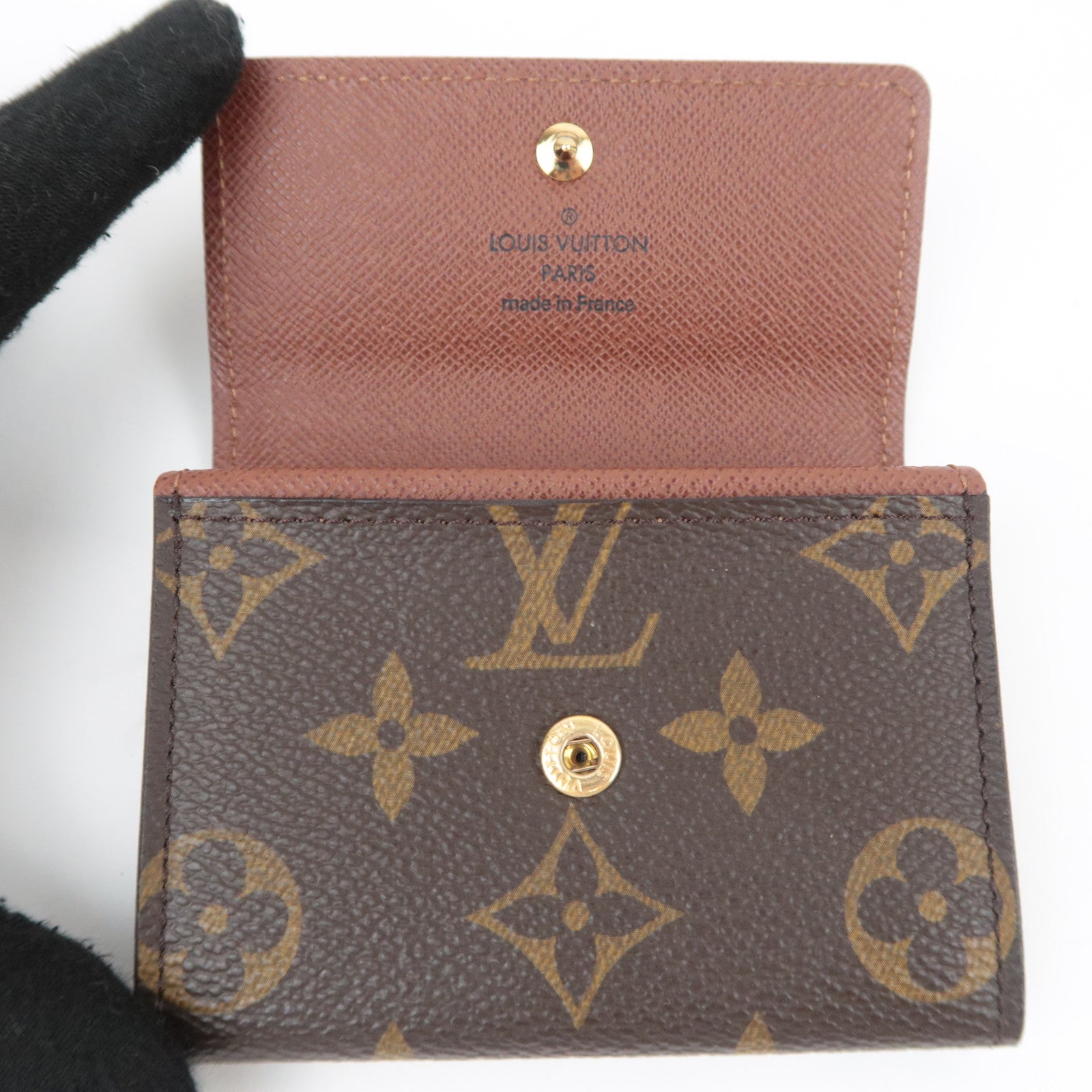 Louis Vuitton Monogram Porte Monnaie Plat Coin Purse M61930