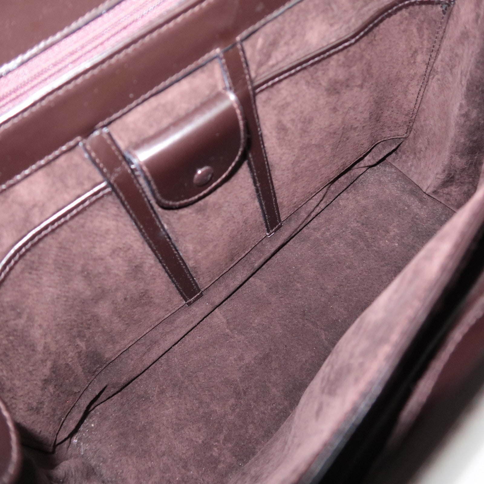 GUCCI Old Gucci Leather Handbag Brown 000.904.1080