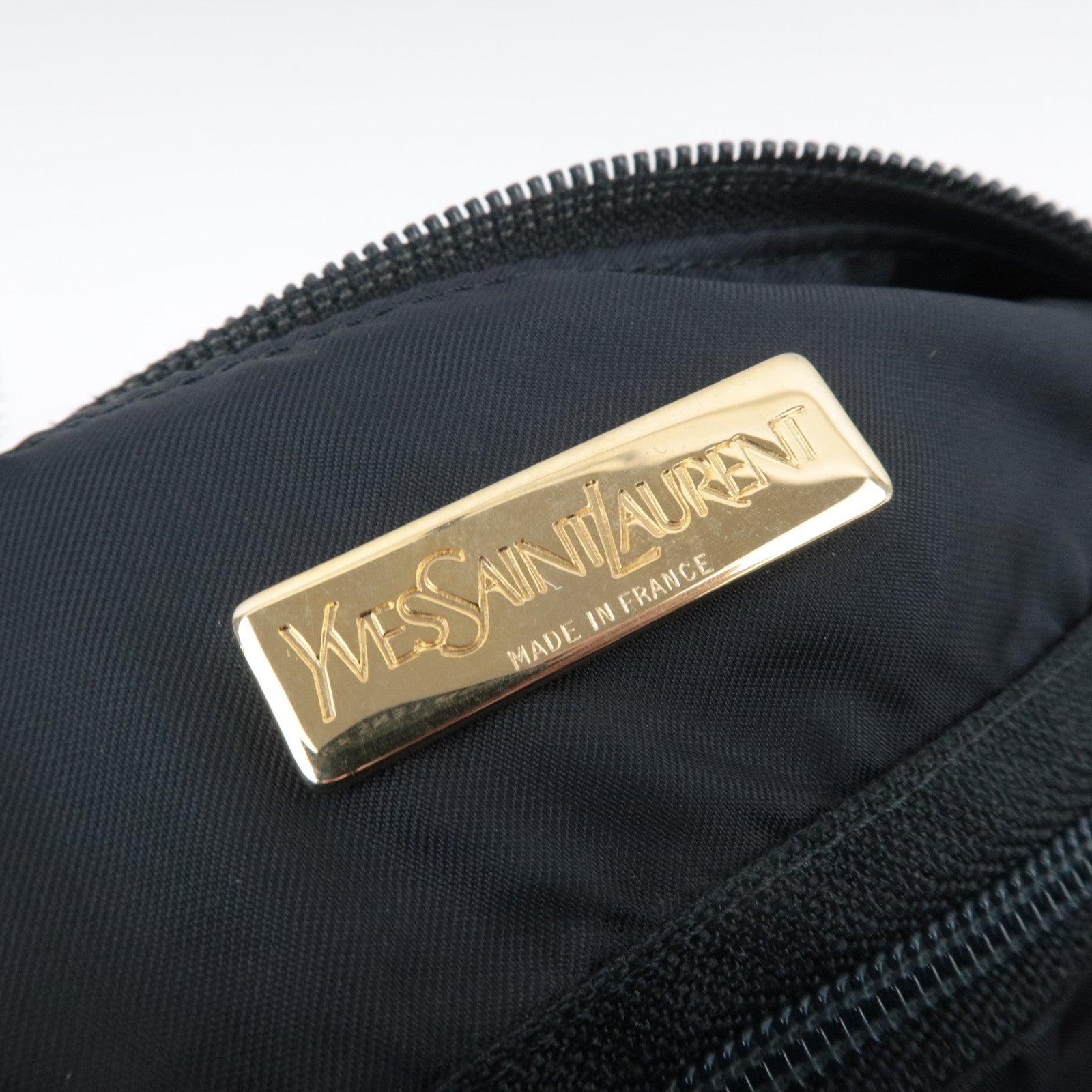 SAINT LAURENT YSL LOVE Print Shoulder Bag Nylon Multicolor