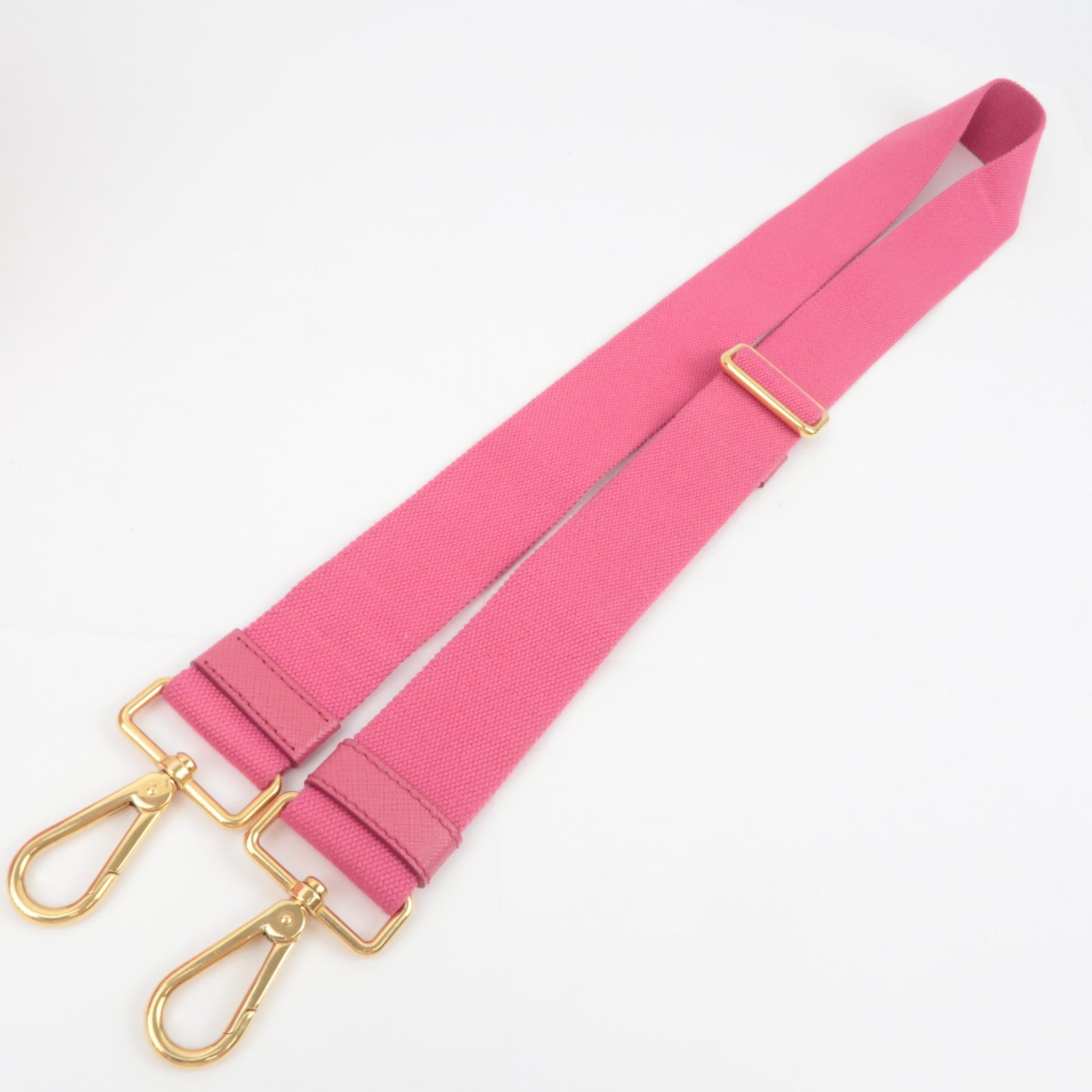 PRADA Canapa Mini 2Way Canvas Tote Bag Pink 1BG439