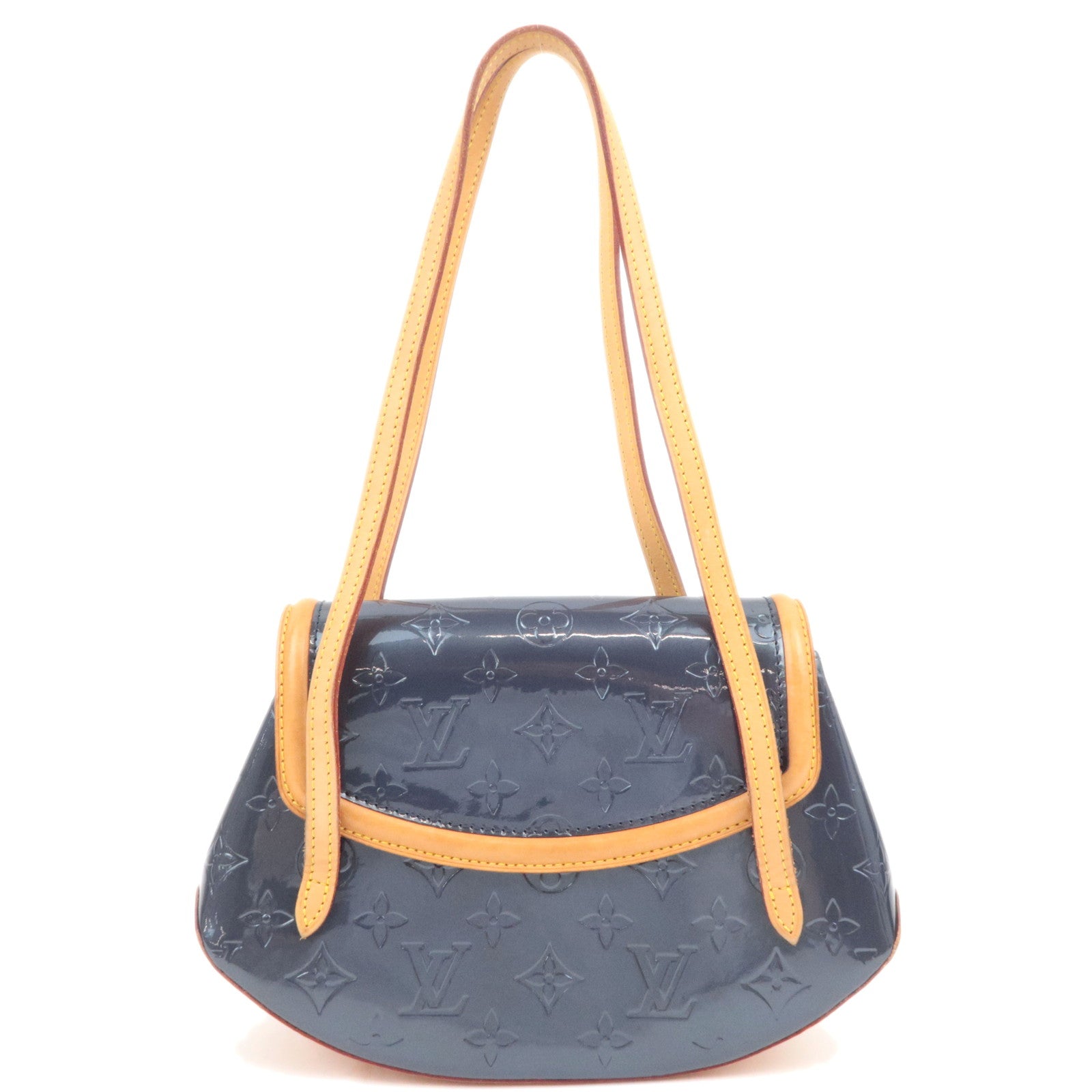 Louis Vuitton Monogram Vernis Biscayne Bay PM Shoulder Bag Indigo M9118189624