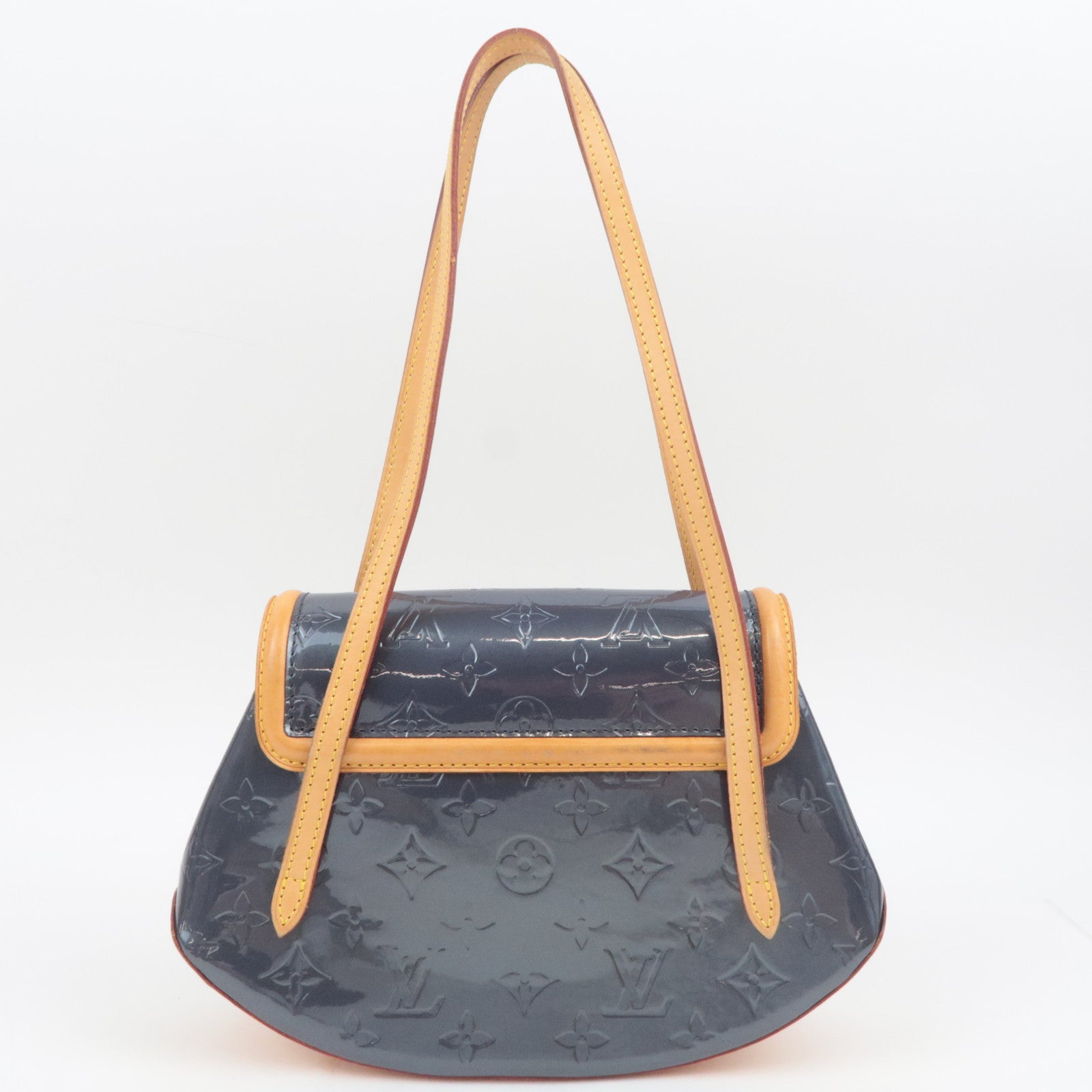 Louis Vuitton Monogram Vernis Biscayne Bay PM Shoulder Bag Indigo M91181