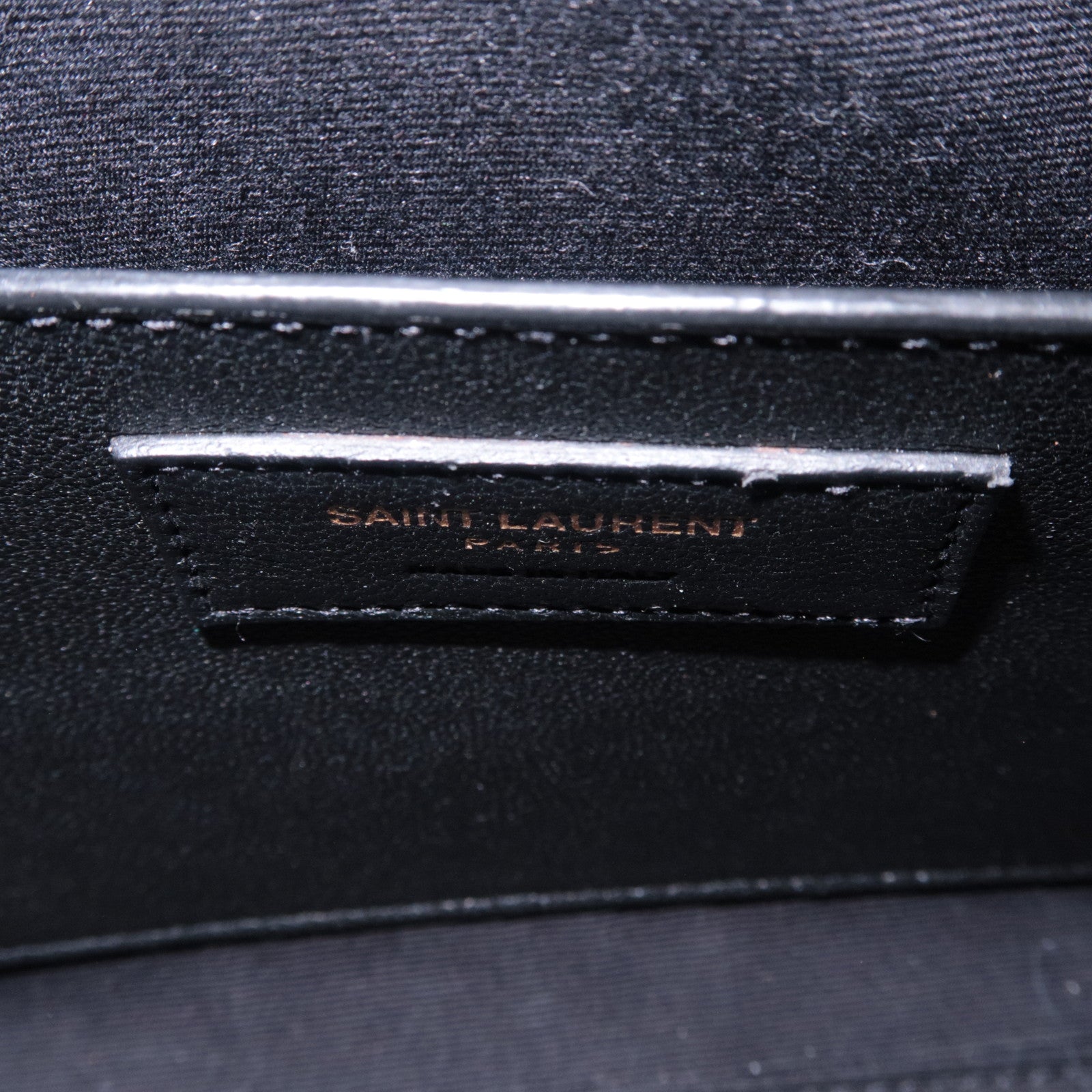 SAINT LAURENT Baby Duffle 2Way Leather Handbag Black 533481