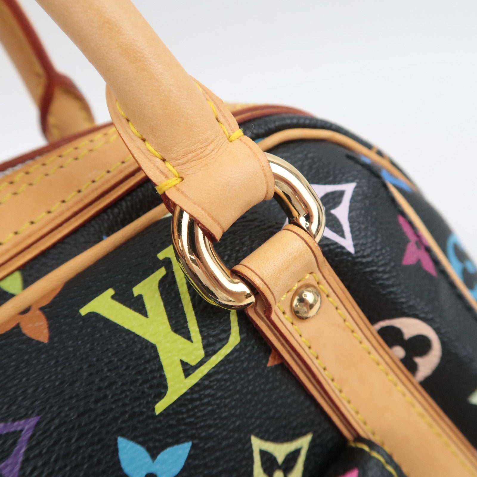 Louis Vuitton Monogram Multicolor Murakami Priscilla Handbag Noir M40097