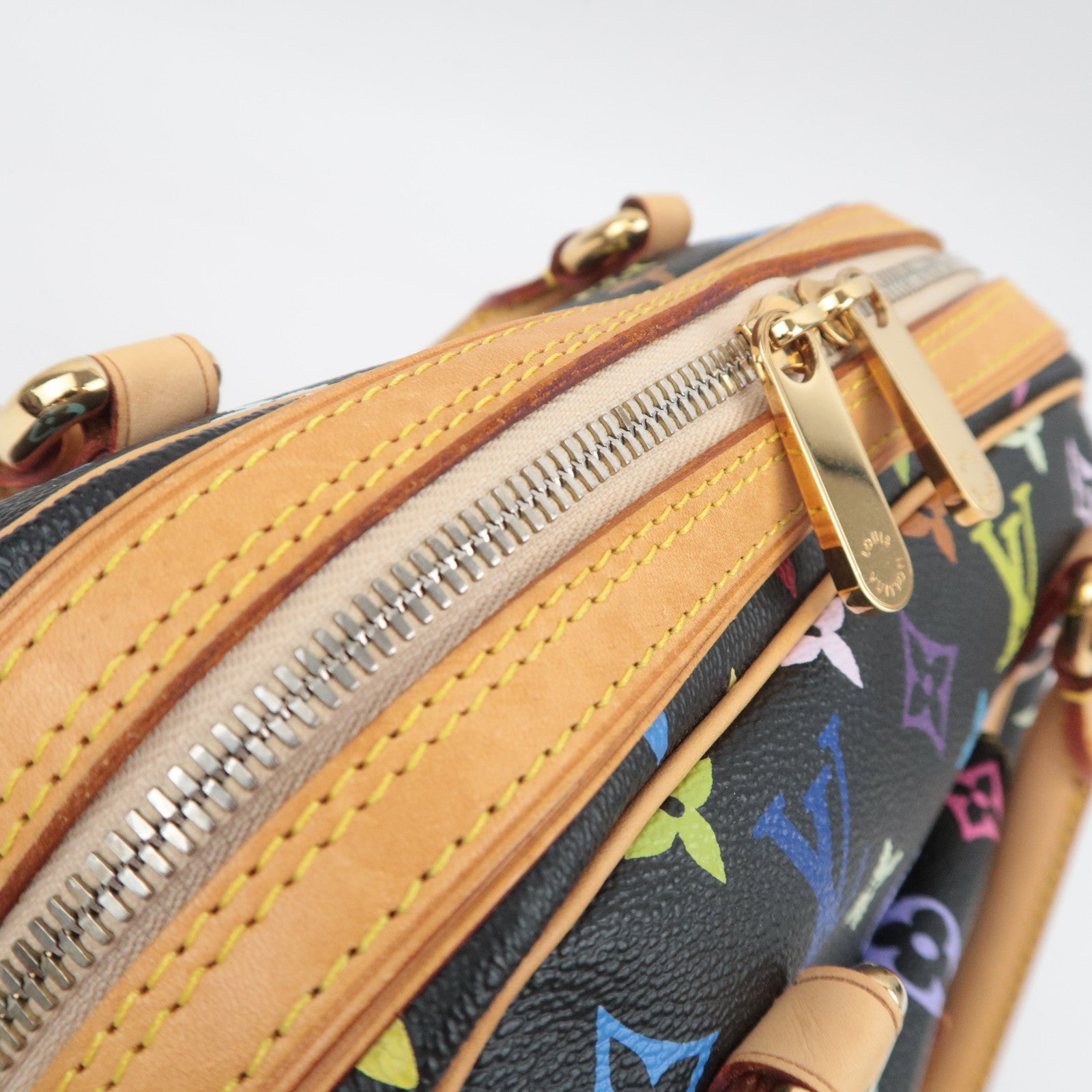 Louis Vuitton Monogram Multicolor Murakami Priscilla Handbag Noir M40097