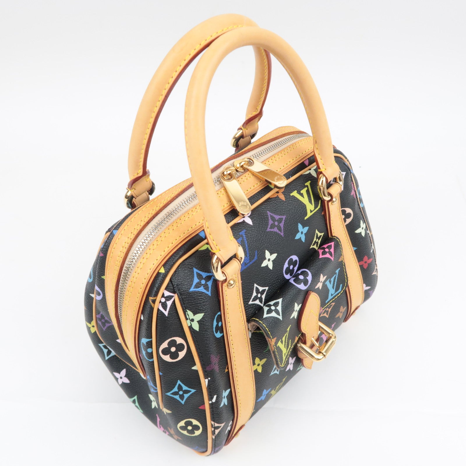 Louis Vuitton Monogram Multicolor Murakami Priscilla Handbag Noir M40097