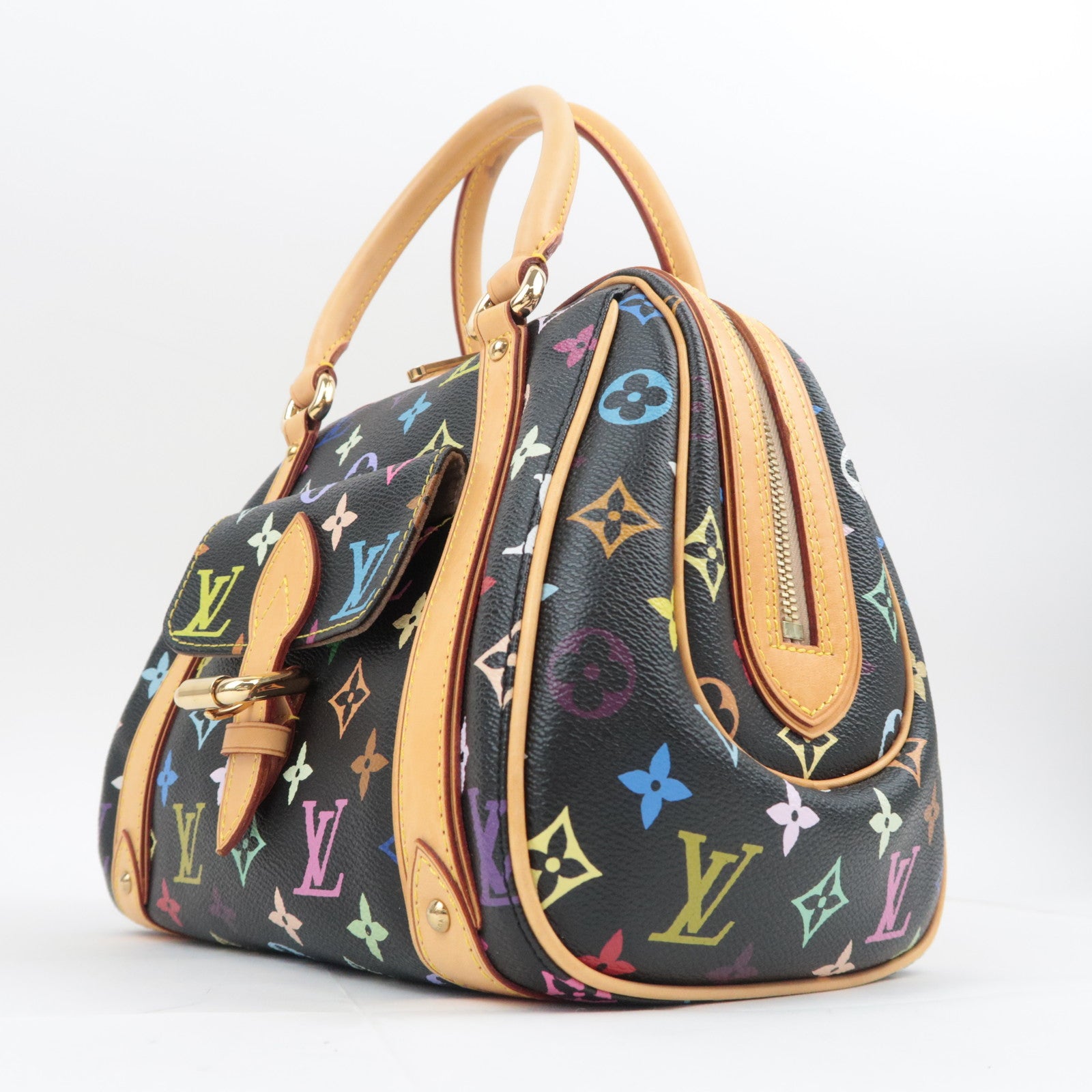 Louis Vuitton Monogram Multicolor Murakami Priscilla Handbag Noir M40097