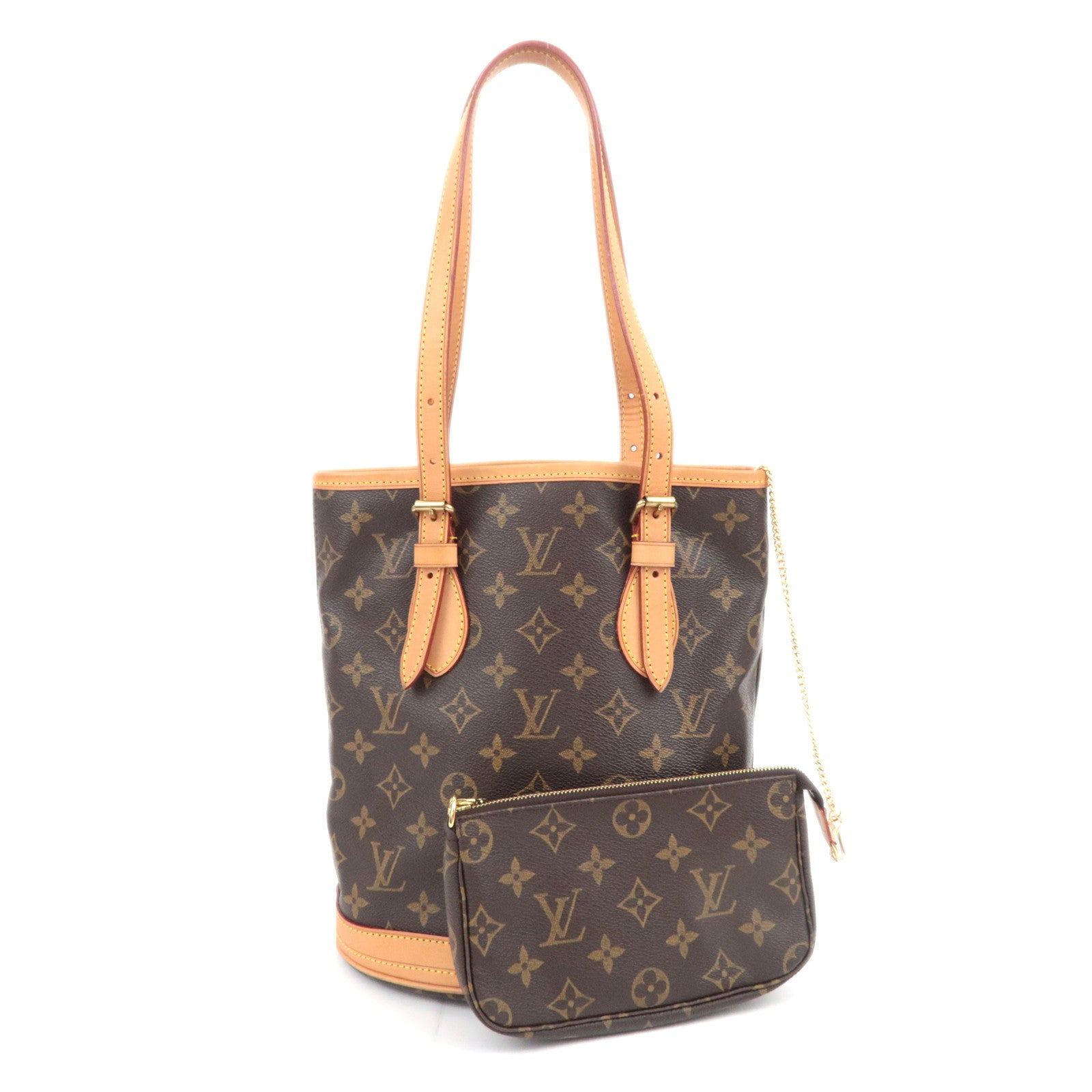 Louis Vuitton Monogram Bucket PM Shoulder Bag M4223889627