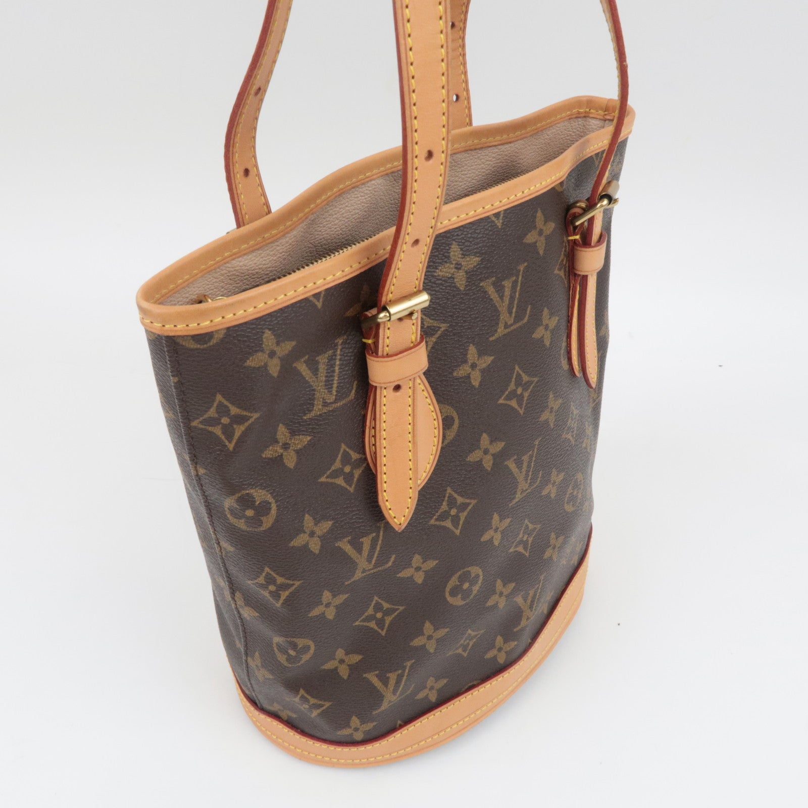 Louis Vuitton Monogram Bucket PM Shoulder Bag M42238