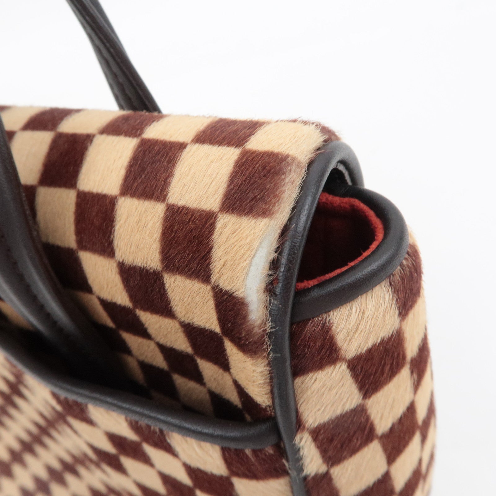Louis Vuitton Damier Sauvage Lion Handbag Brown M92131