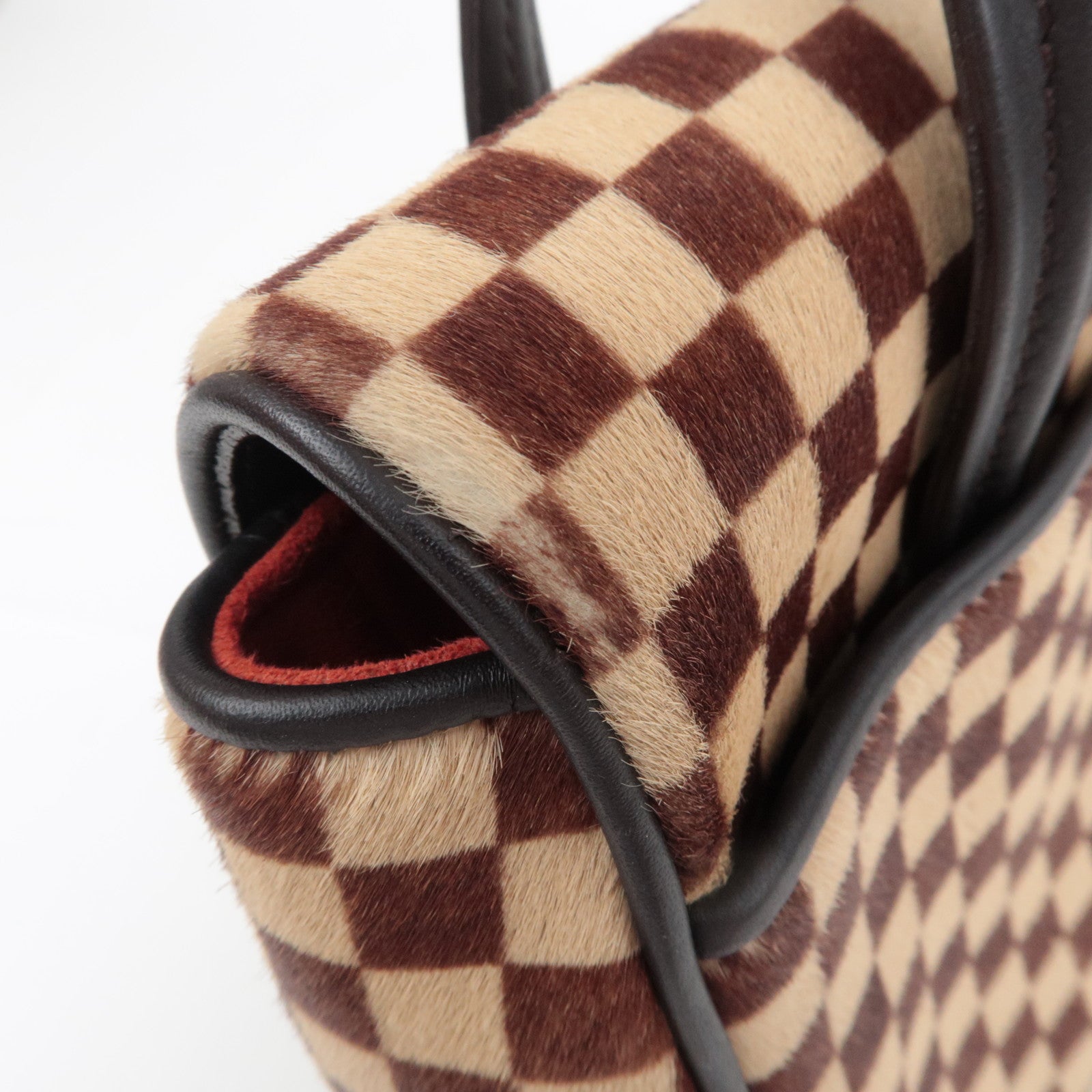 Louis Vuitton Damier Sauvage Lion Handbag Brown M92131