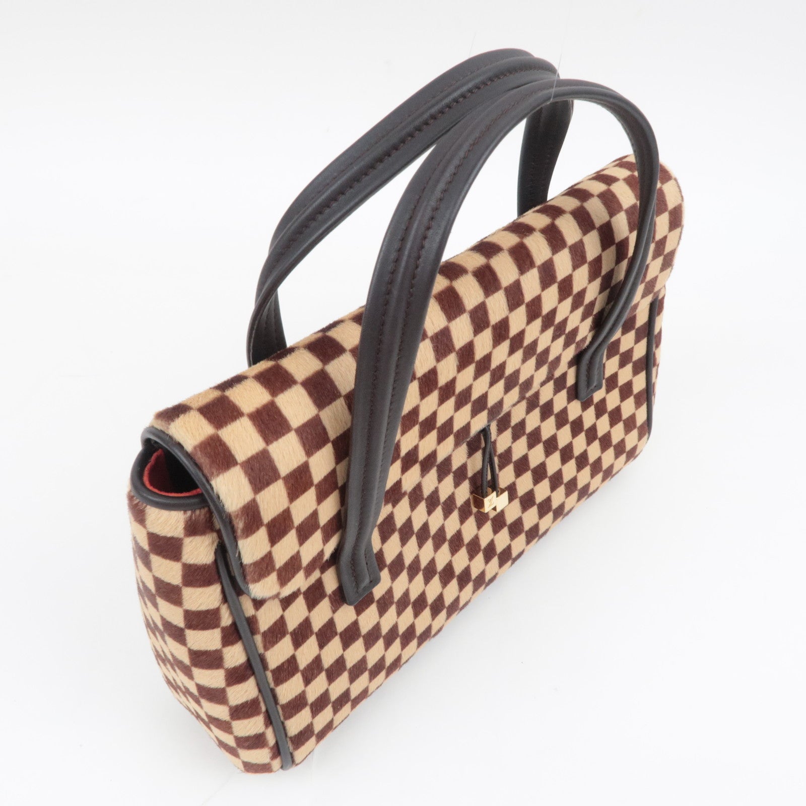Louis Vuitton Damier Sauvage Lion Handbag Brown M92131