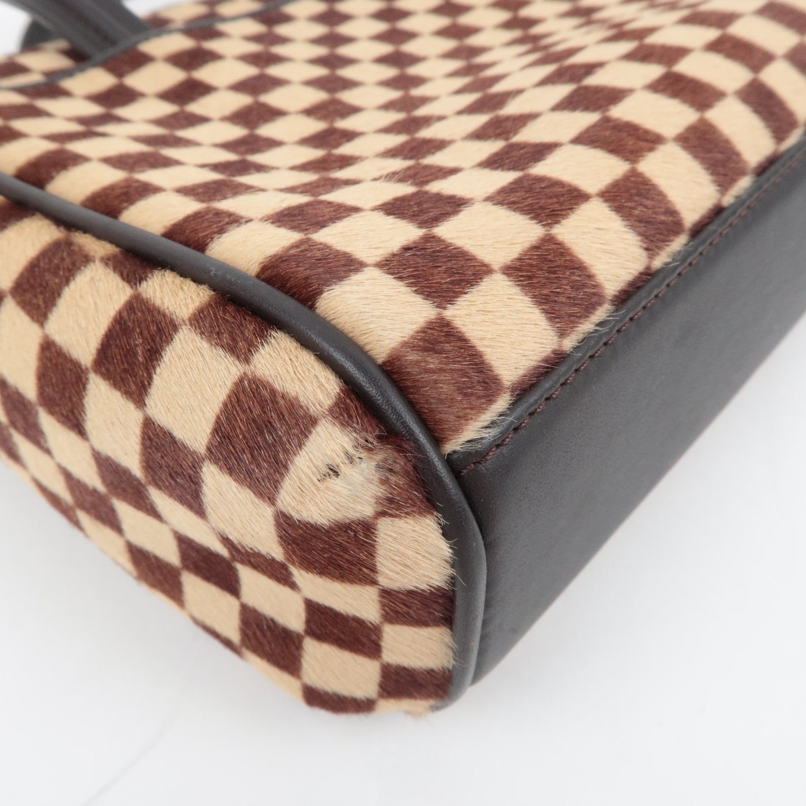 Louis Vuitton Damier Sauvage Lion Handbag Brown M92131