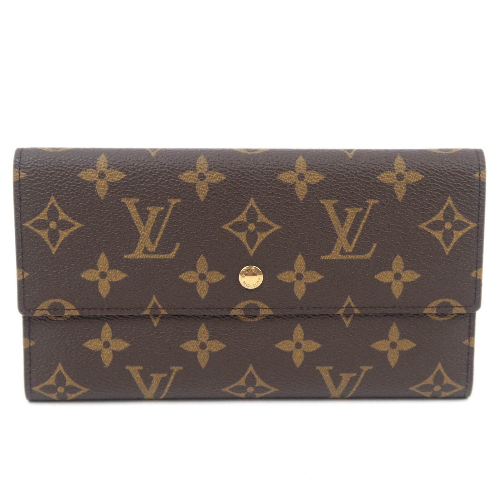 Louis Vuitton Monogram Porte Tresor International Long Wallet M6121589688
