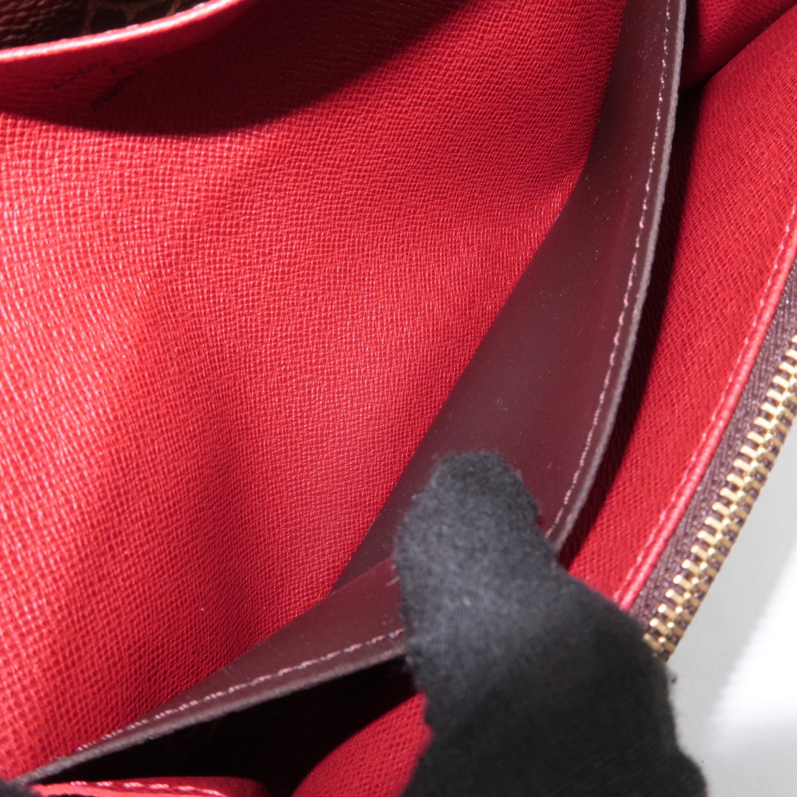 Louis Vuitton Monogram Portefeuille Emilie Long Wallet Rouge M60136