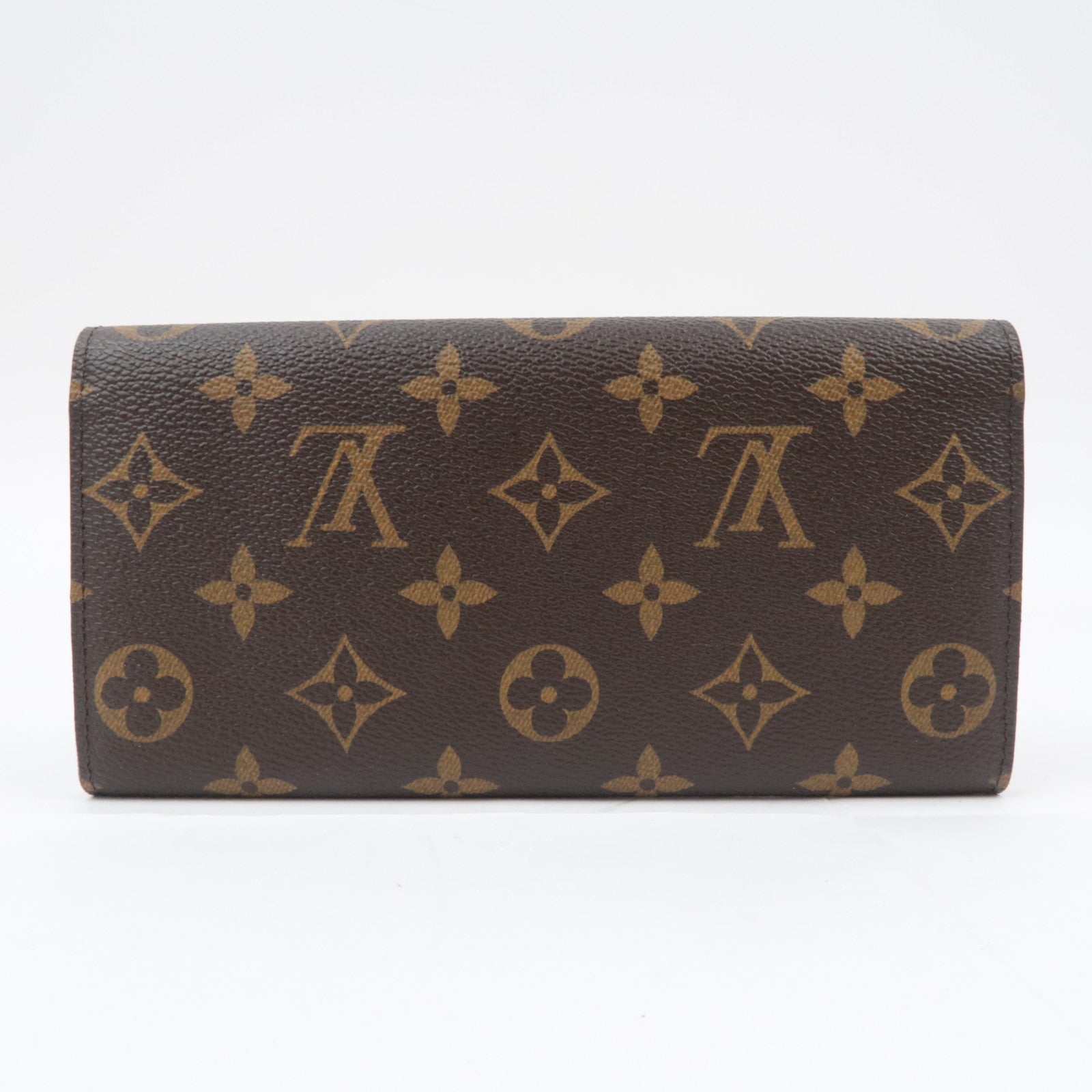 Louis Vuitton Monogram Portefeuille Emilie Long Wallet Rouge M60136