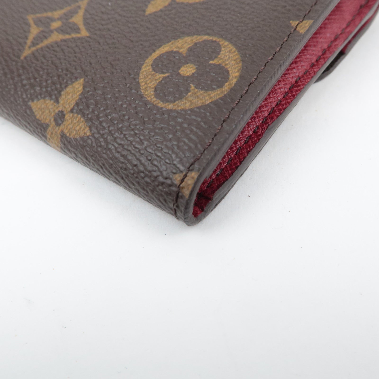 Louis Vuitton Monogram Portefeuille Emilie Long Wallet Rouge M60136