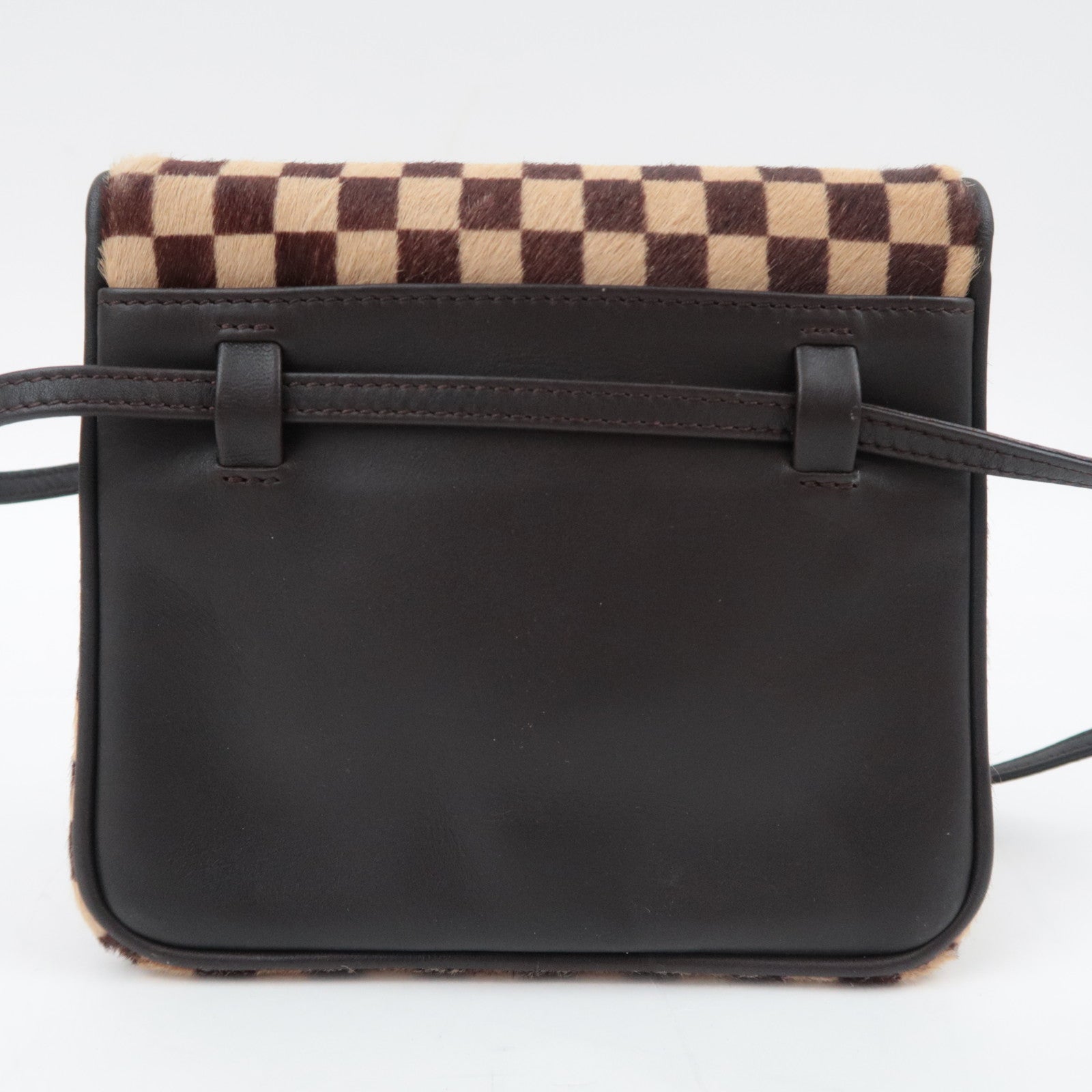 Louis Vuitton Damier Sauvage Gazelle Calf Hair Shoulder Bag M92130