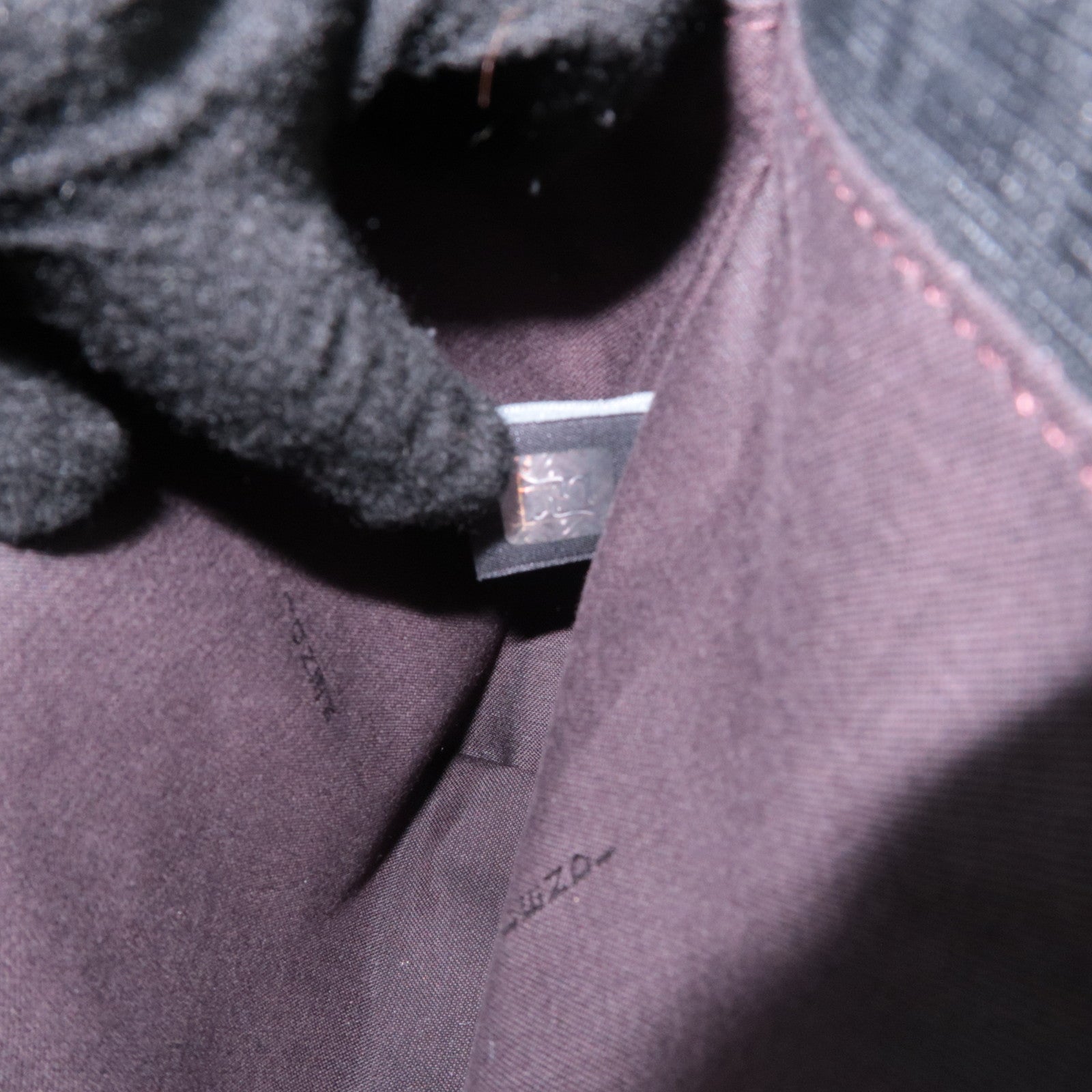 FENDI Zucchino PVC Leather Tote Bag Black 8BH237