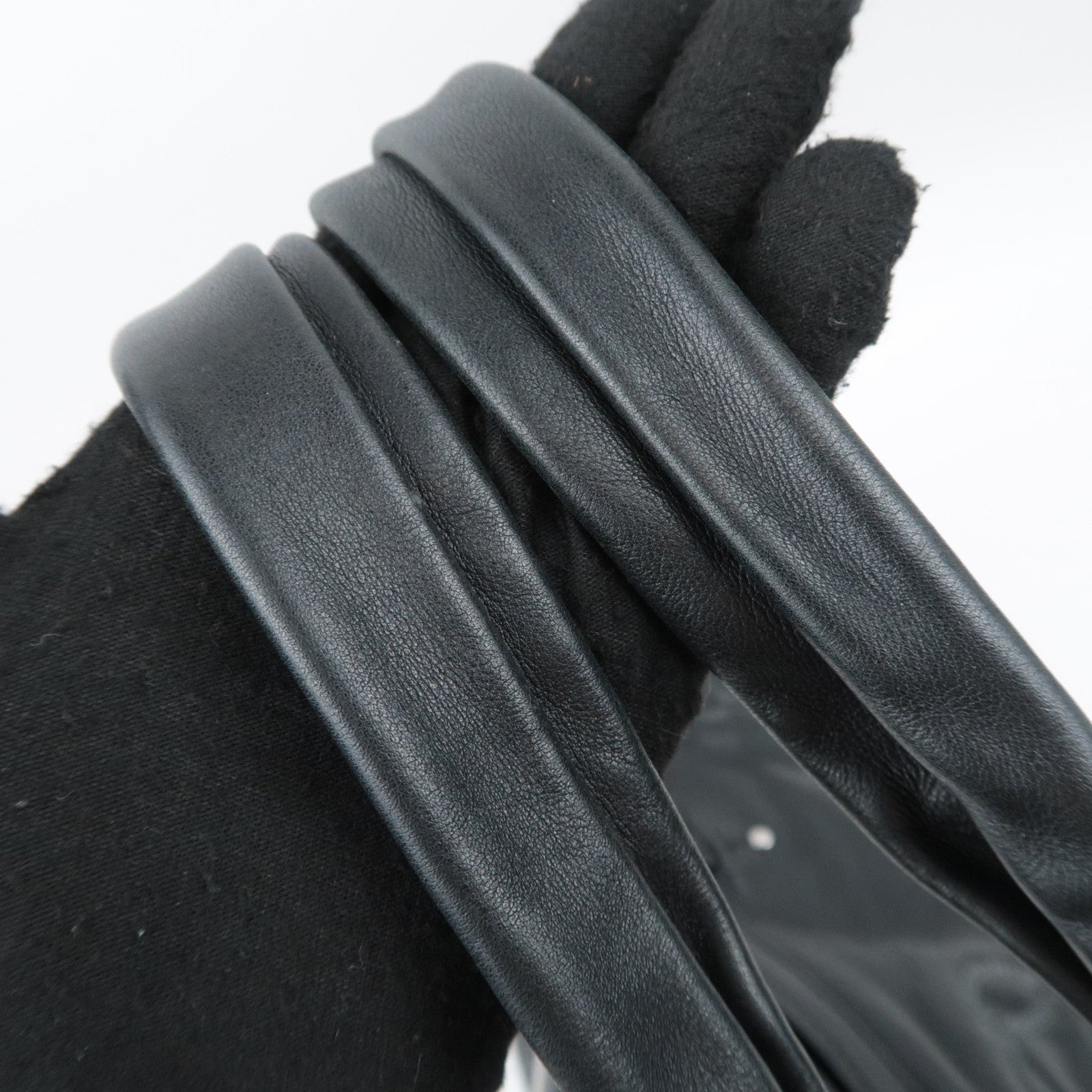 CELINE Bittersweet Leather Shoulder Bag Black