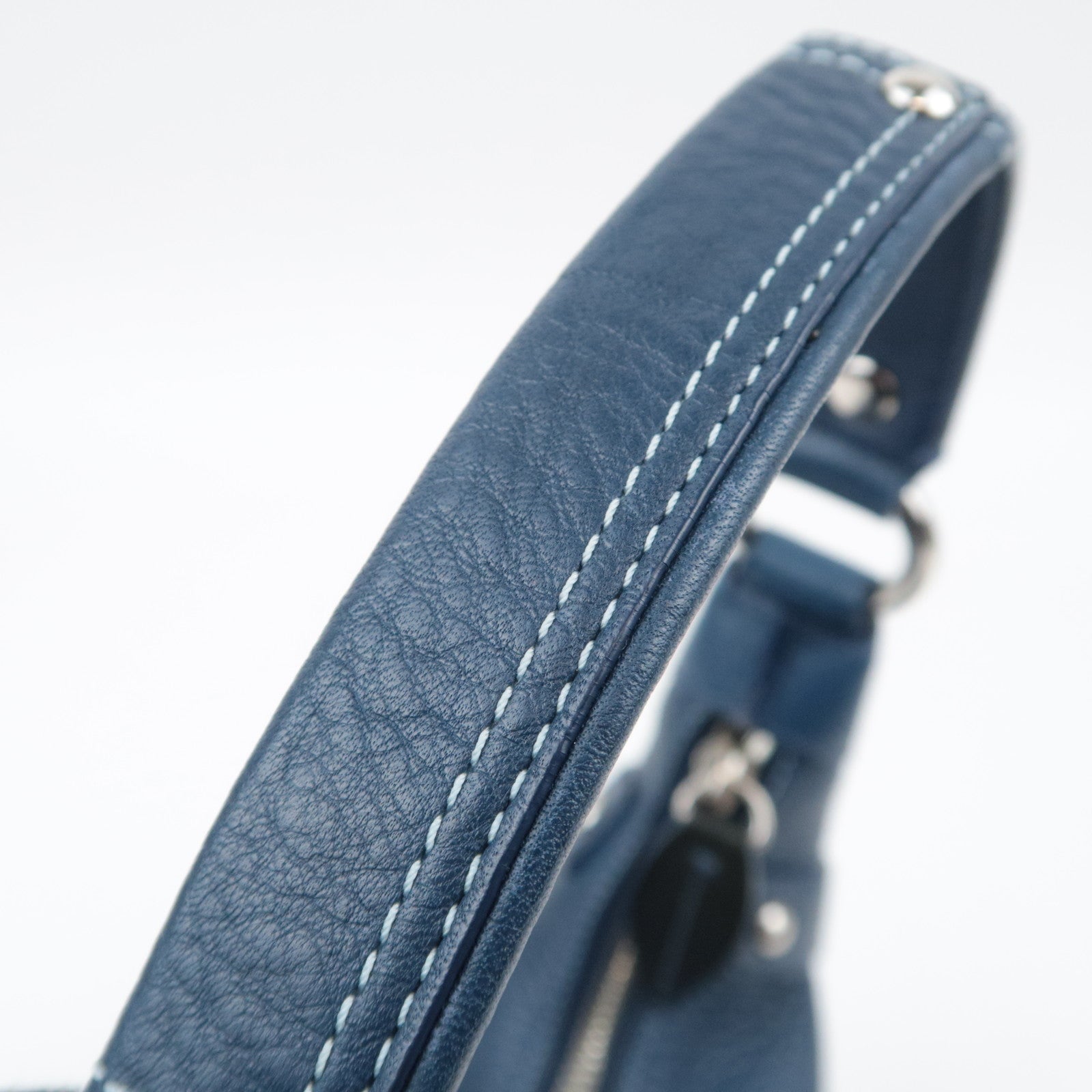COACH Penelope Leather Shoulder Bag Navy 13159