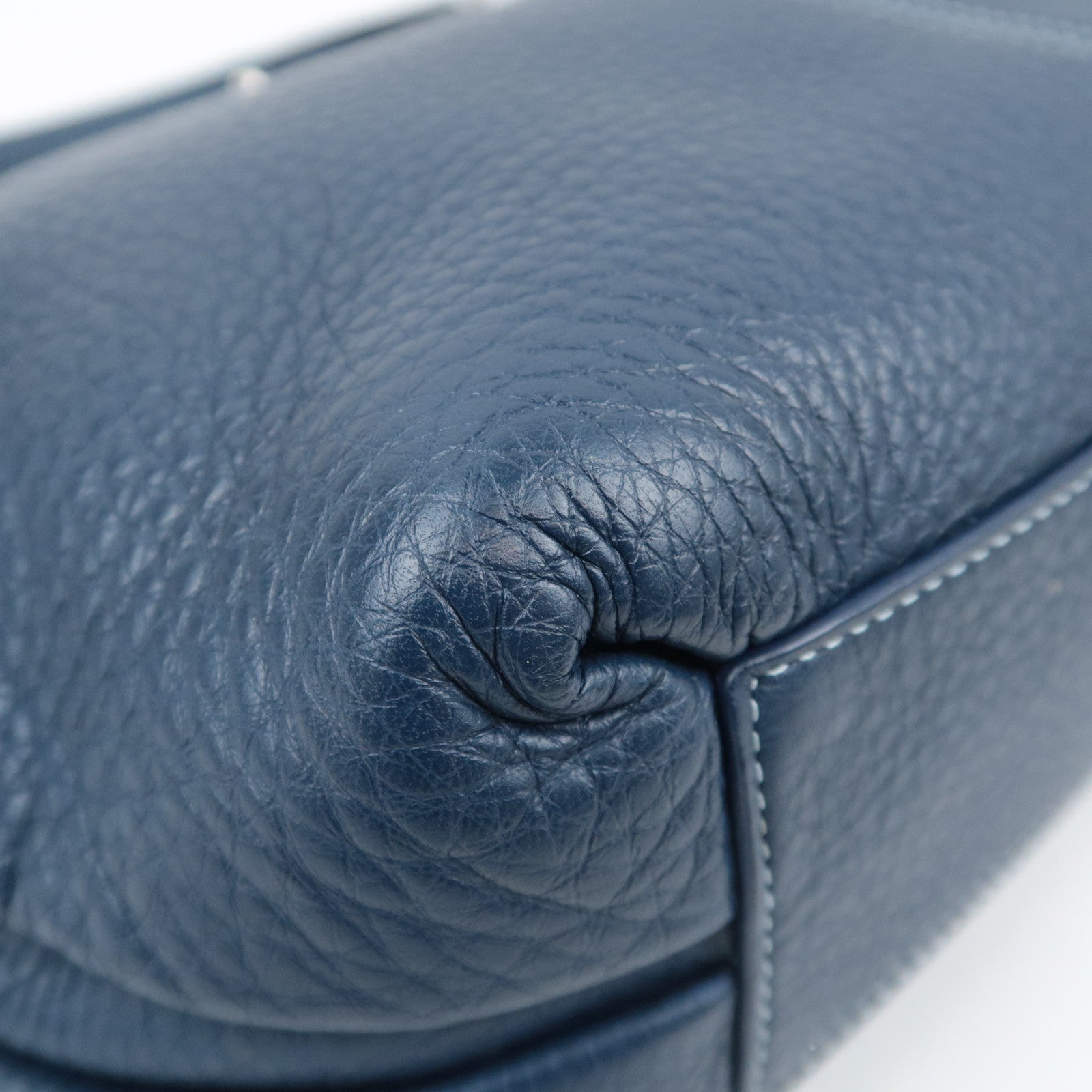 COACH Penelope Leather Shoulder Bag Navy 13159