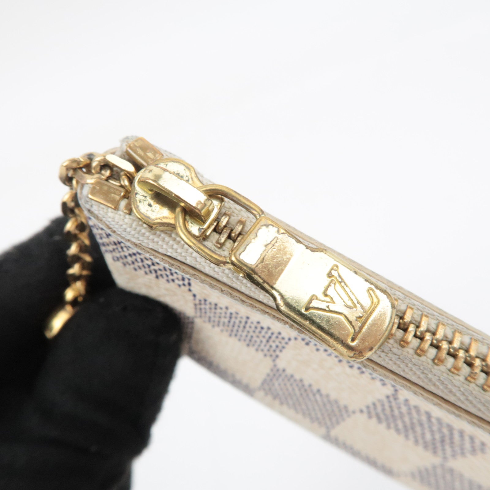 Louis Vuitton Damier Azur Pochette Cles Coin Case N62659