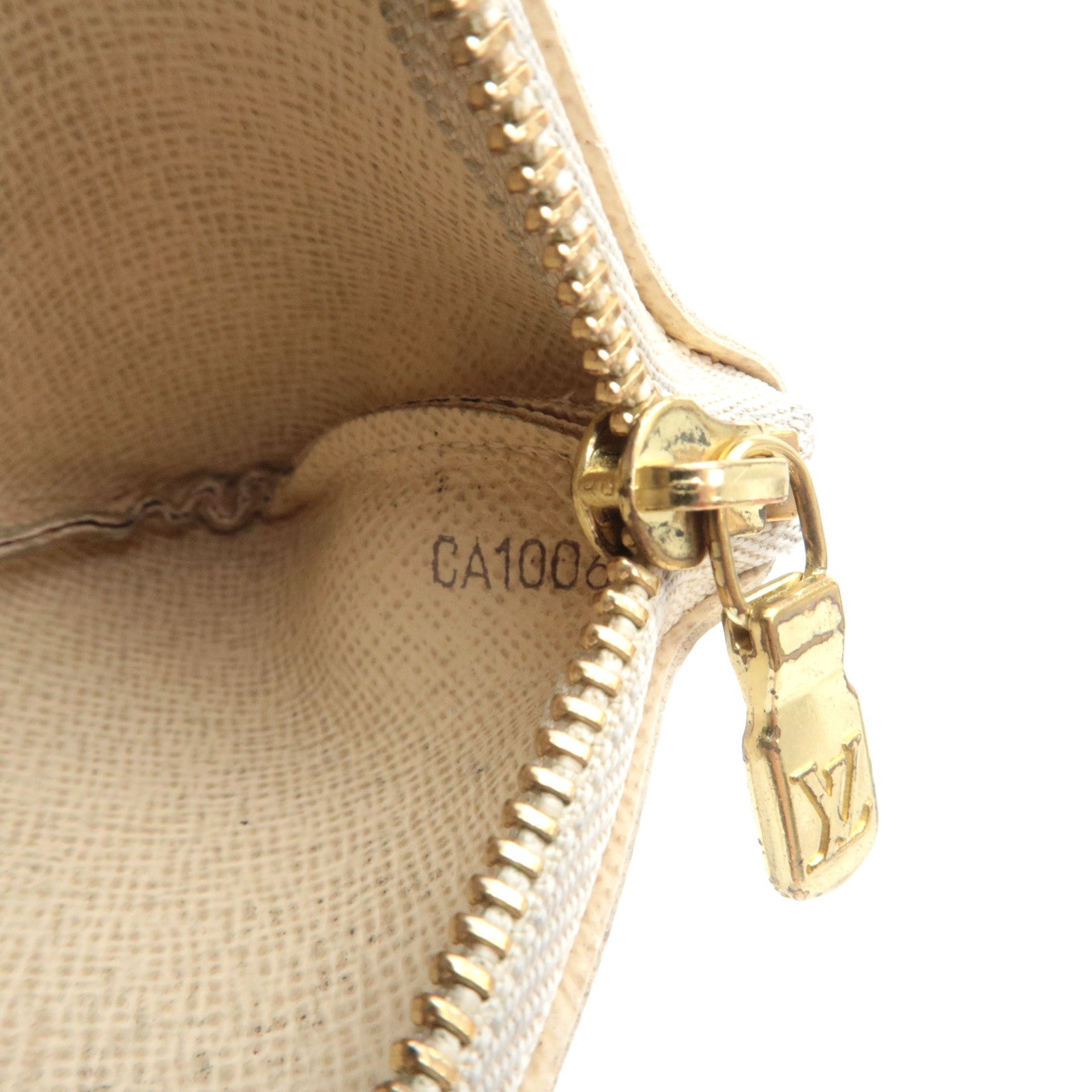 Louis Vuitton Damier Azur Pochette Cles Coin Case N62659