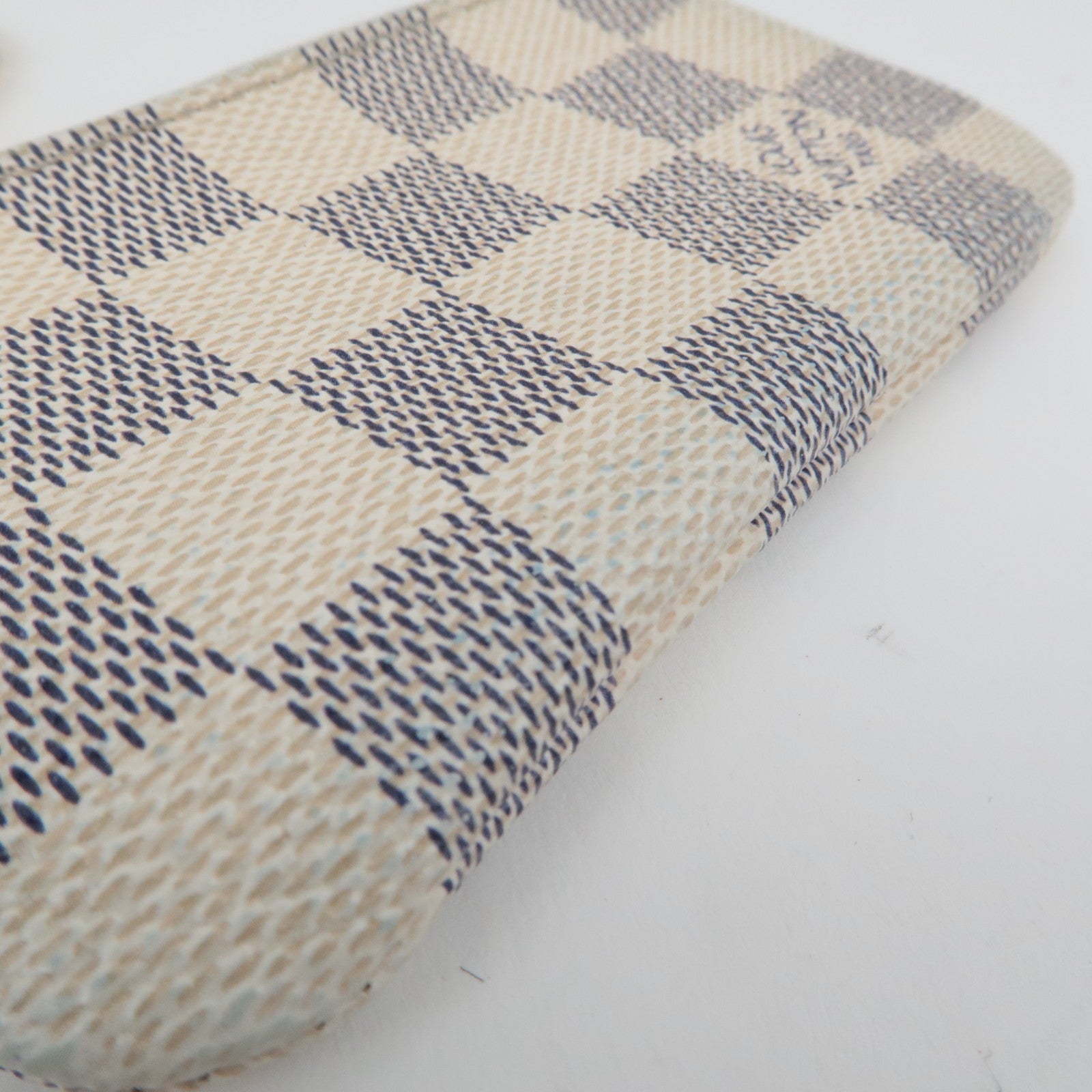 Louis Vuitton Damier Azur Pochette Cles Coin Case N62659