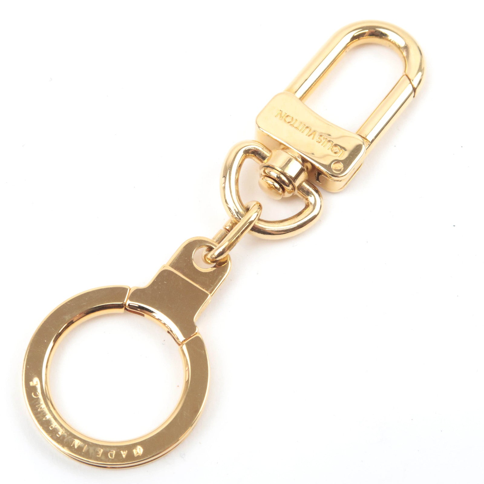 Louis Vuitton Ano Cles Key Ring Gold Color M62694
