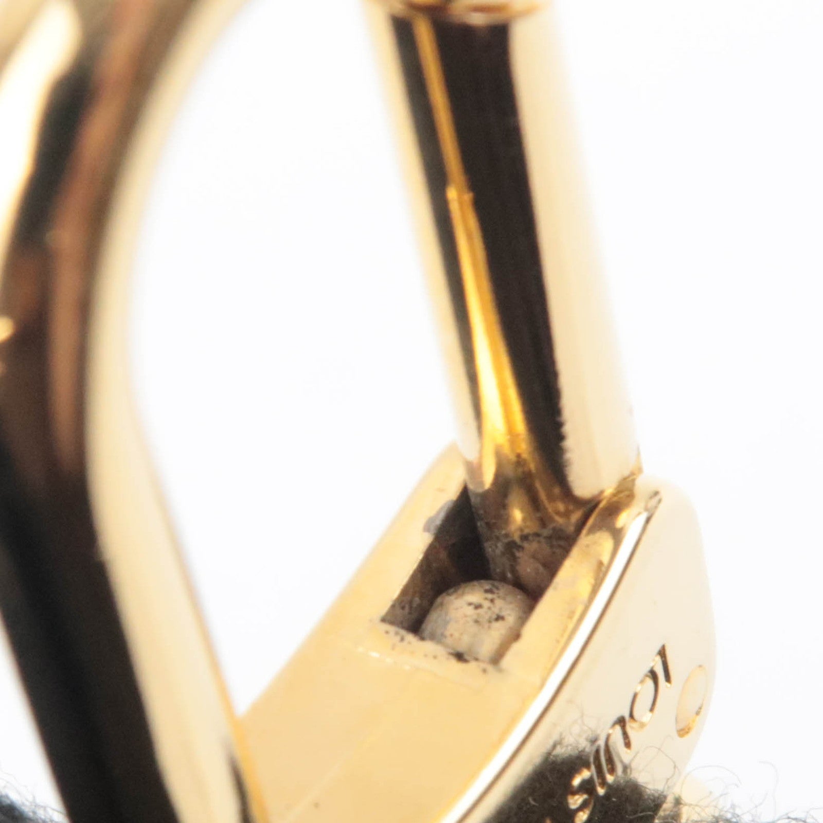 Louis Vuitton Ano Cles Key Ring Gold Color M62694