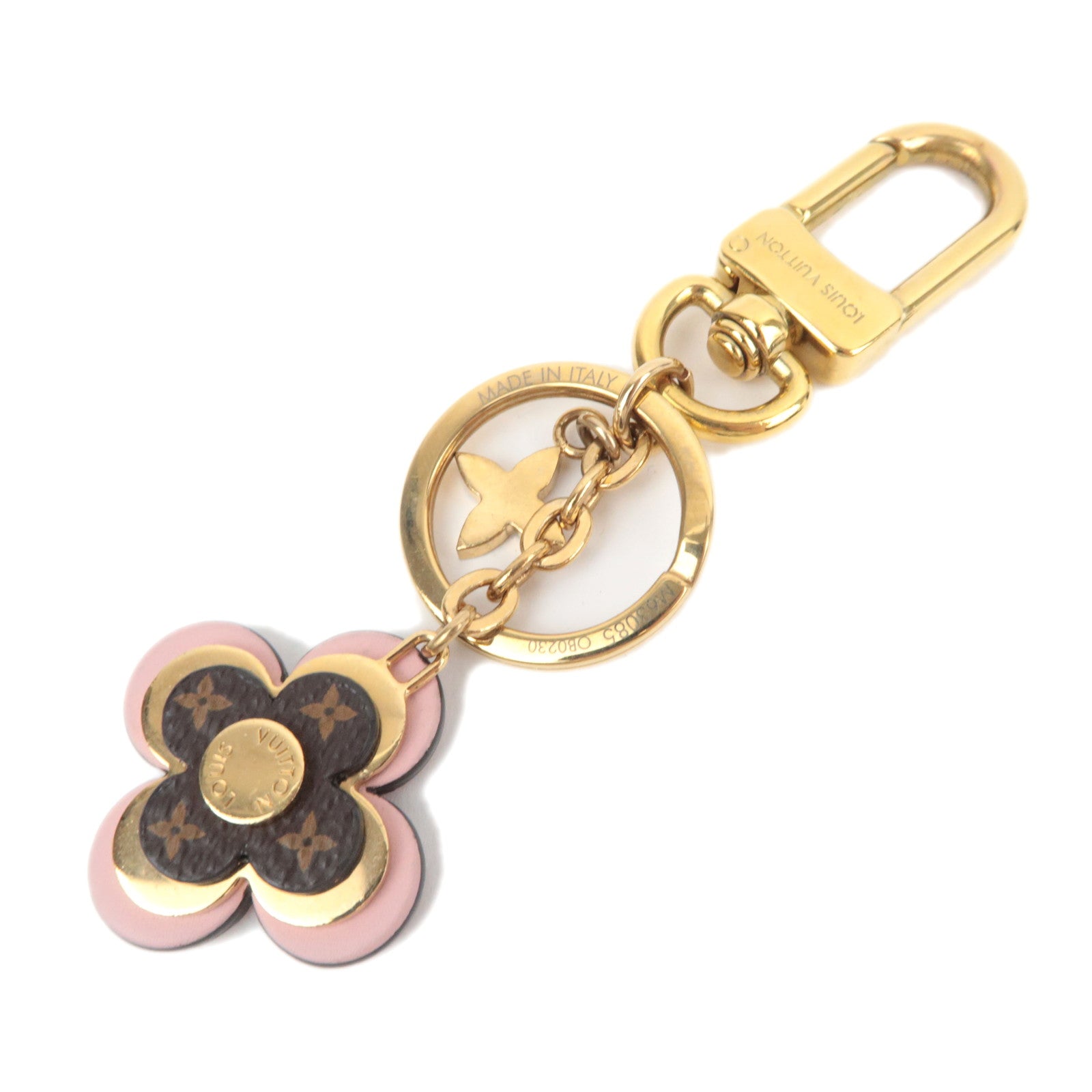 Louis Vuitton Porte Cles Blooming Flower BB Bag Charm Pink Gold M6308589767