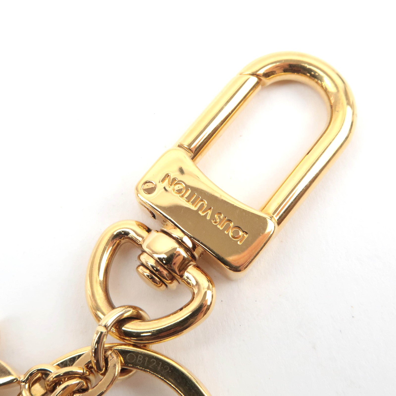 Louis Vuitton Porte Cles Blooming Flower BB Bag Charm Pink Gold M63085