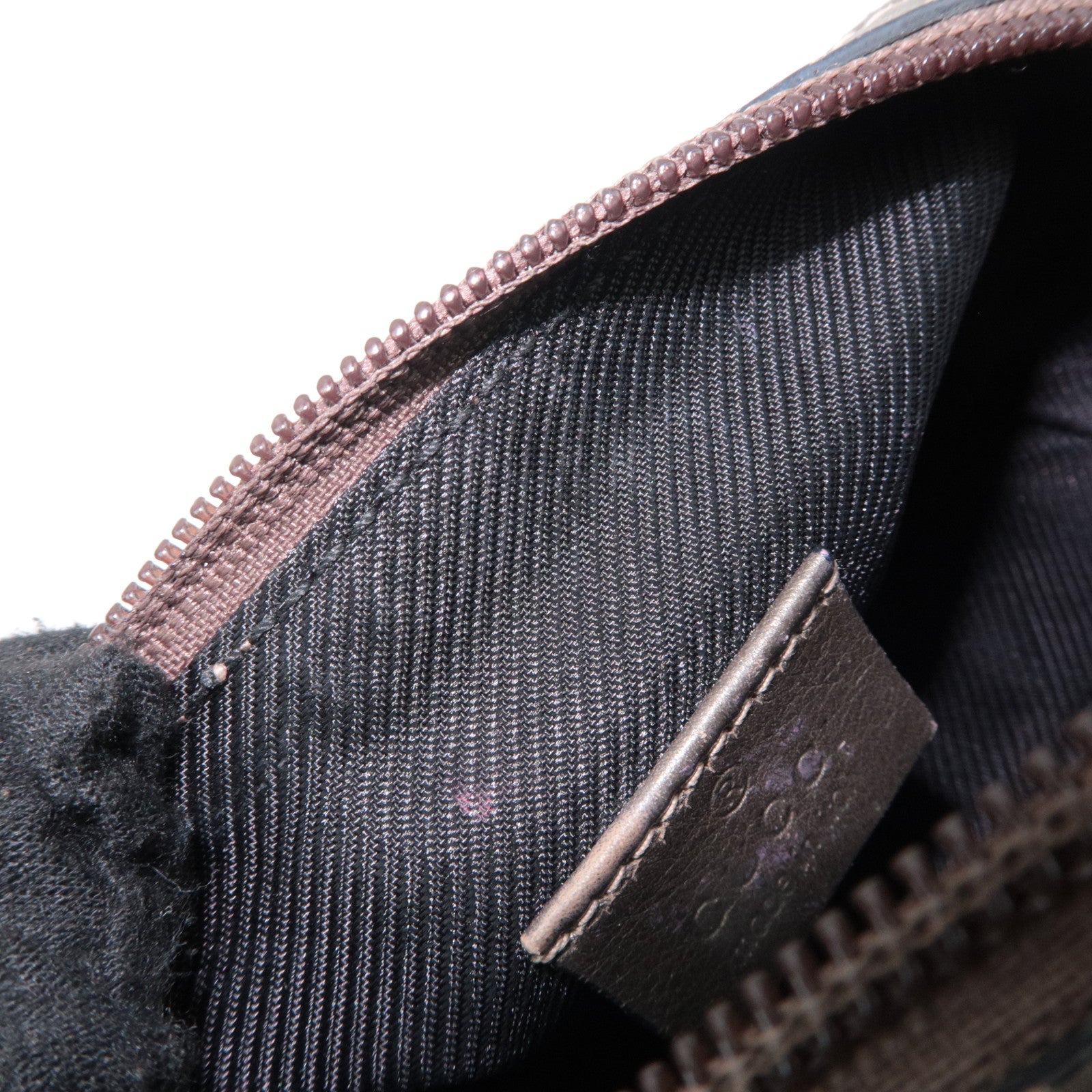 GUCCI GG Canvas Small Pouch Beige Gray 29596
