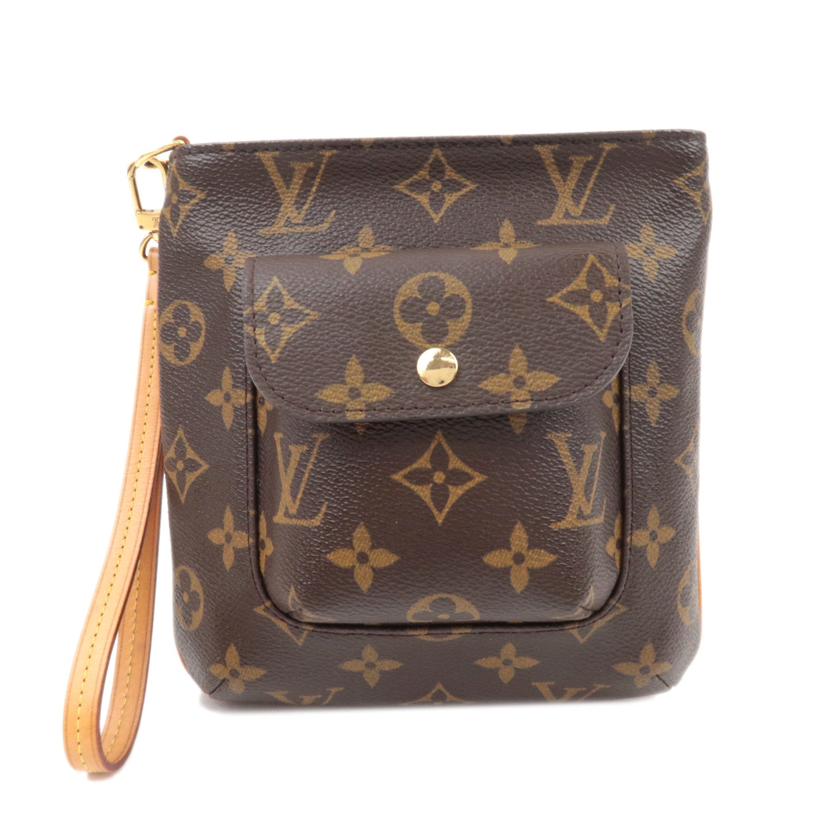 Louis Vuitton Monogram Partition Wristlet Bag M5190289796