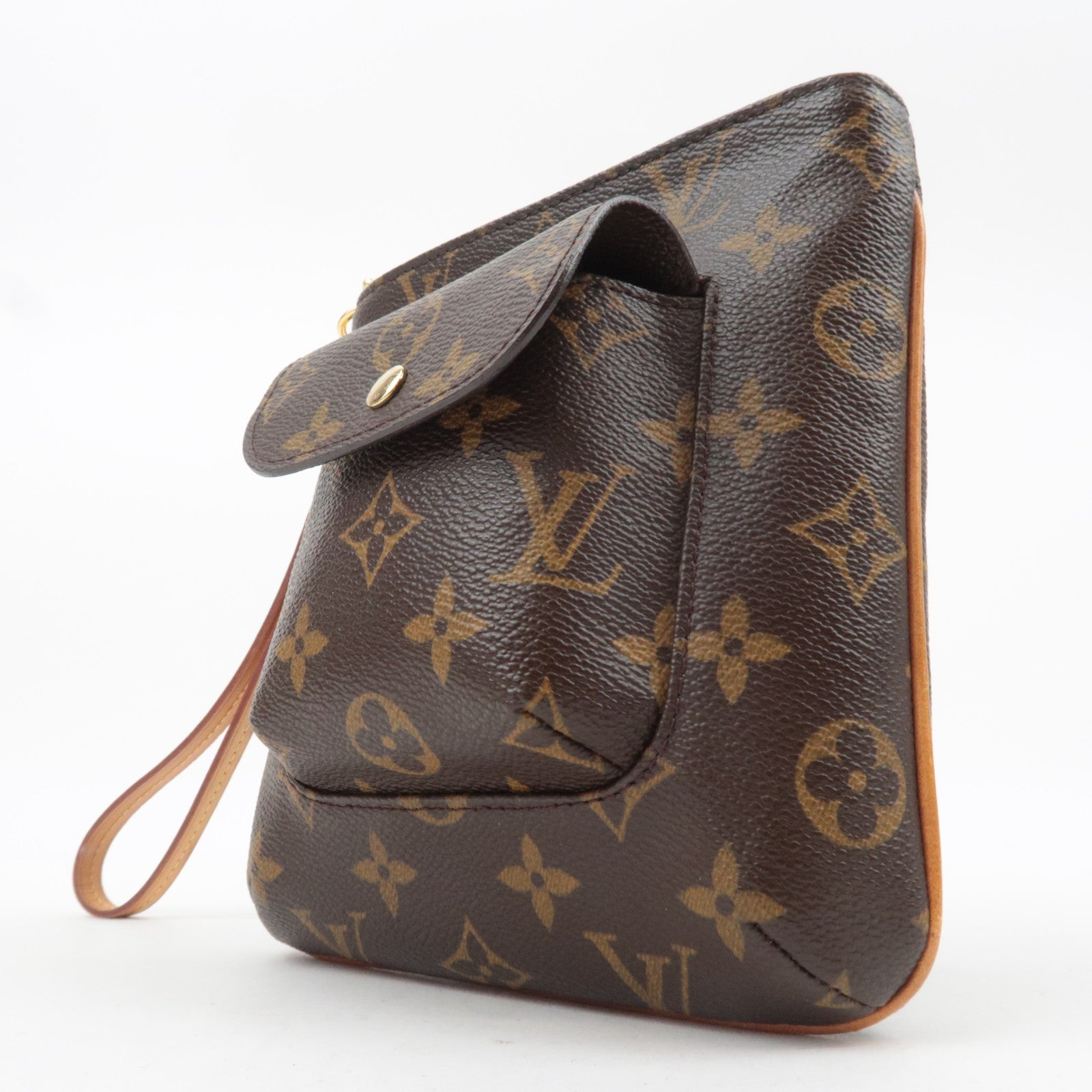 Louis Vuitton Monogram Partition Wristlet Bag M51902