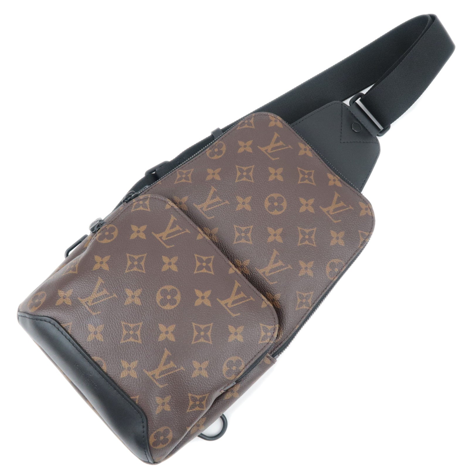 Louis Vuitton Monogram Macassar Avenue Sling Bag Body Bag M4589789799