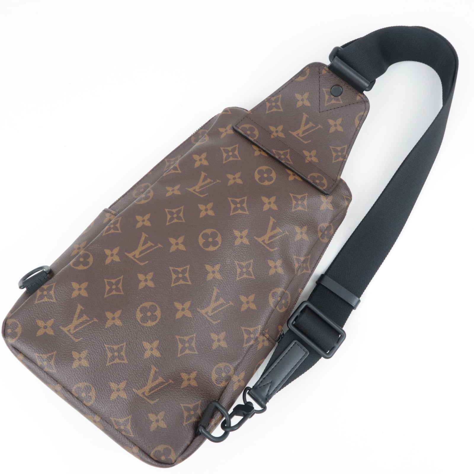 Louis Vuitton Monogram Macassar Avenue Sling Bag Body Bag M45897