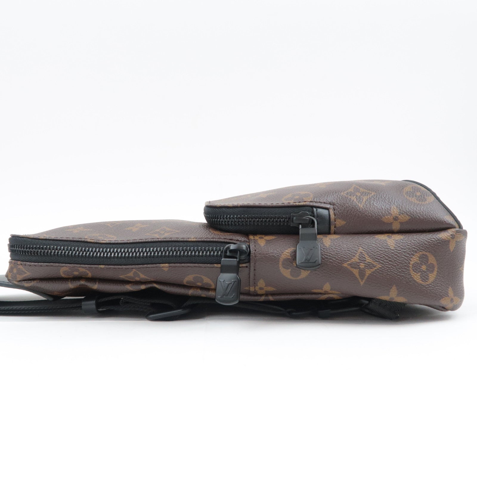Louis Vuitton Monogram Macassar Avenue Sling Bag Body Bag M45897