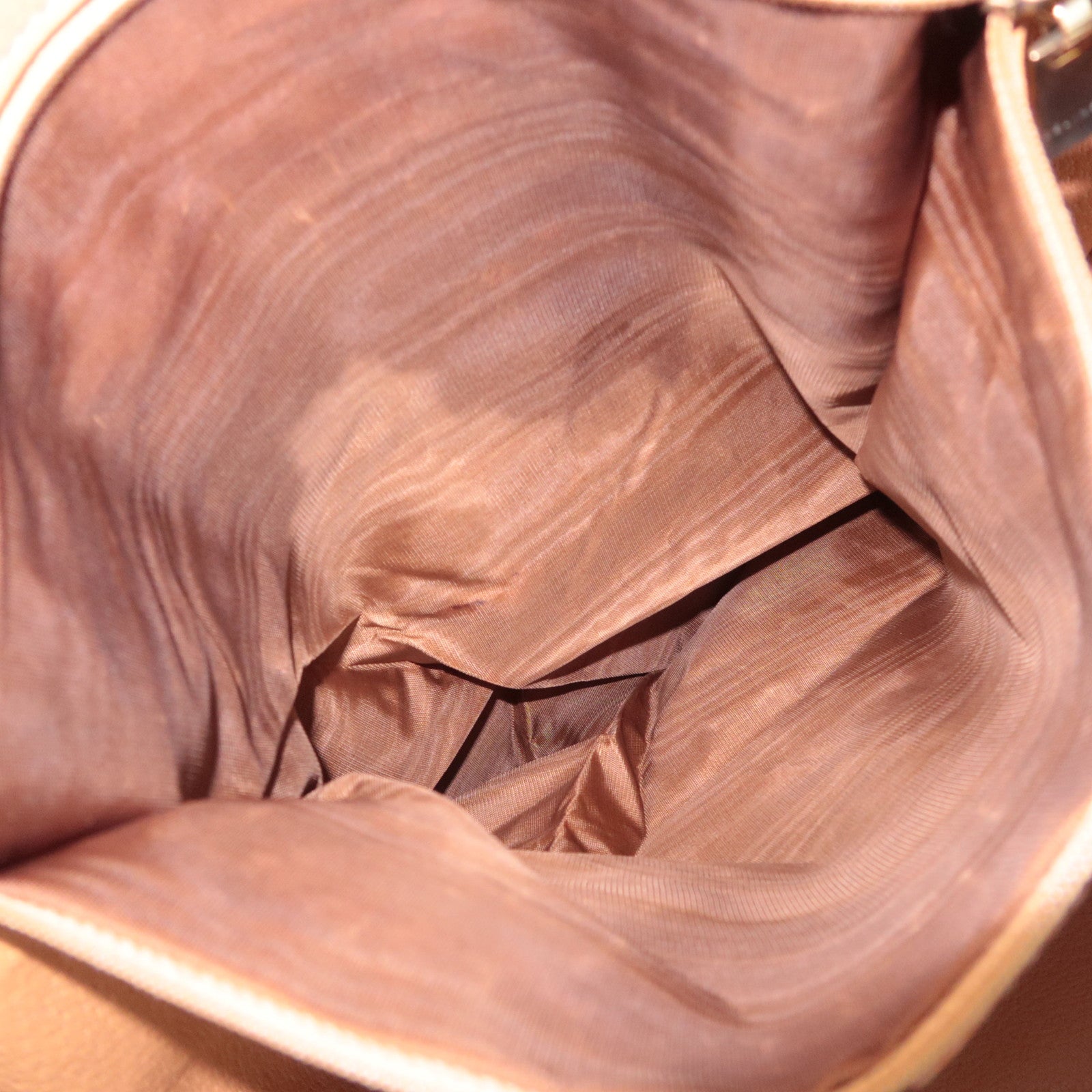 CELINE Macadam PVC Leather Boston Bag Brown
