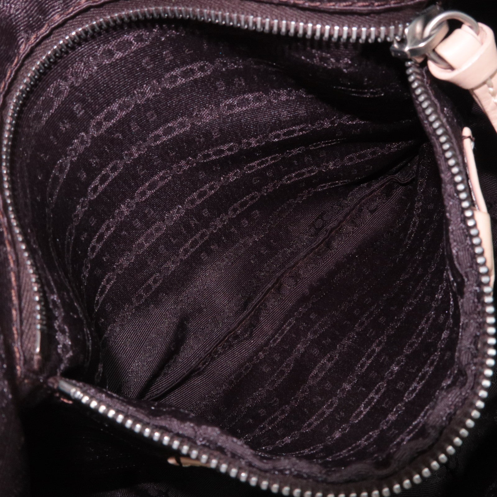CELINE Bittersweet Leather Shoulder Bag Pink Beige