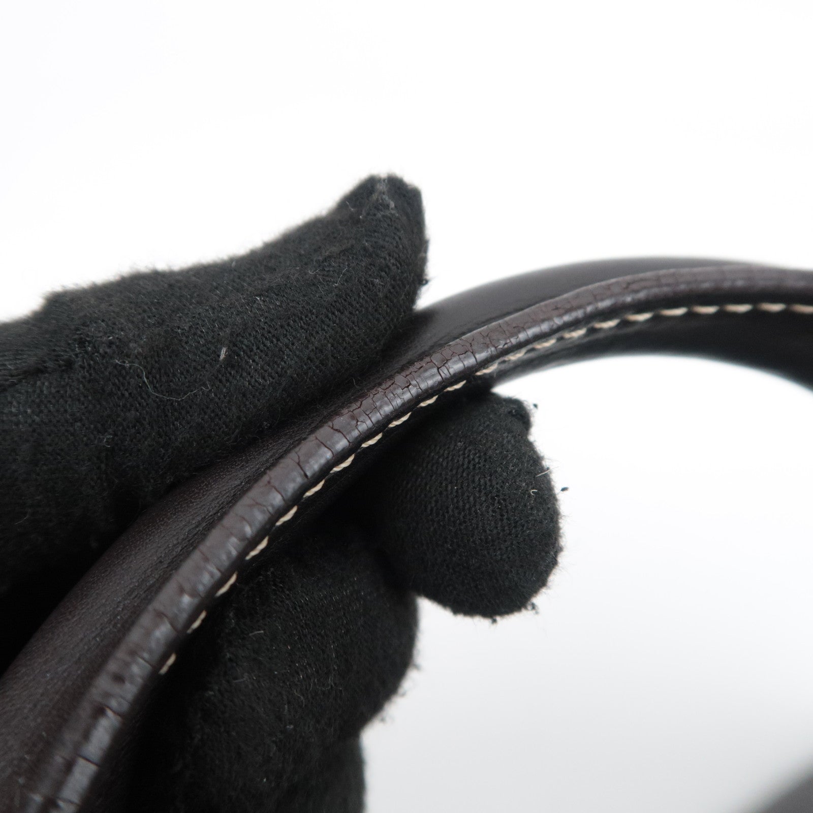 CELINE Boogie Bag Leather Handbag Brown